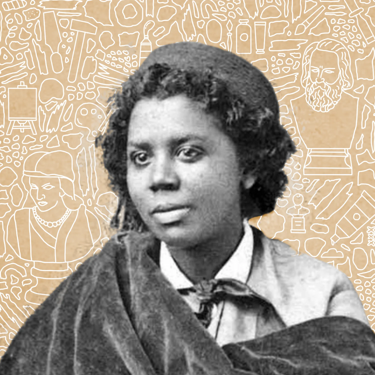 Edmonia Lewis Edmonia Lewis was the first African-American and Native-American woman to become a professional artist, and overcame tremendous obstacles to become an artist at a time when few opportunities were open to people of her gender and skin color.