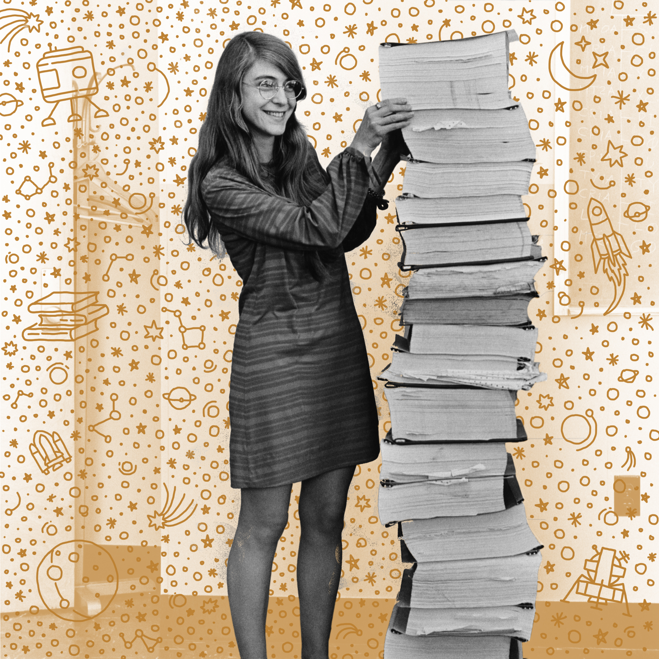 Margaret HamiltonShe was the lead software designer for Project Apollo; her code saved the mission when it almost had to be aborted. Today we celebrate mission commander Neil Armstrong and pilot Buzz Aldrin, who landed the lunar module, but without …