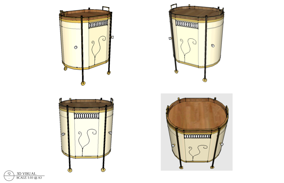 3D Visuals of the Mini-Bar