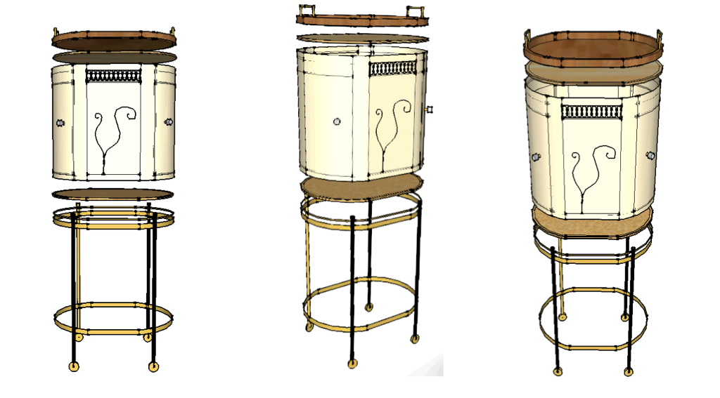 Exploded 3D Visual Illustrating Assembly