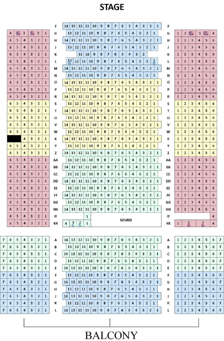 Canton Hall Seating Chart