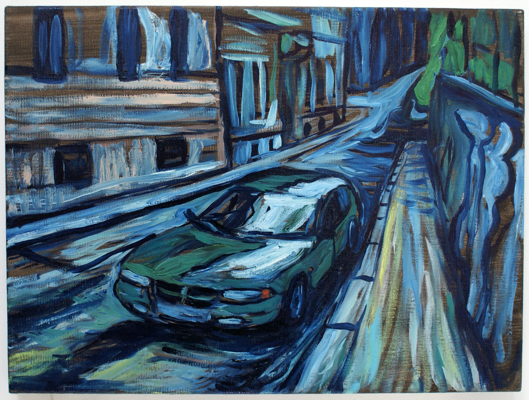 Divadelní, 2013, oil on canvas, 35 x 47 cm