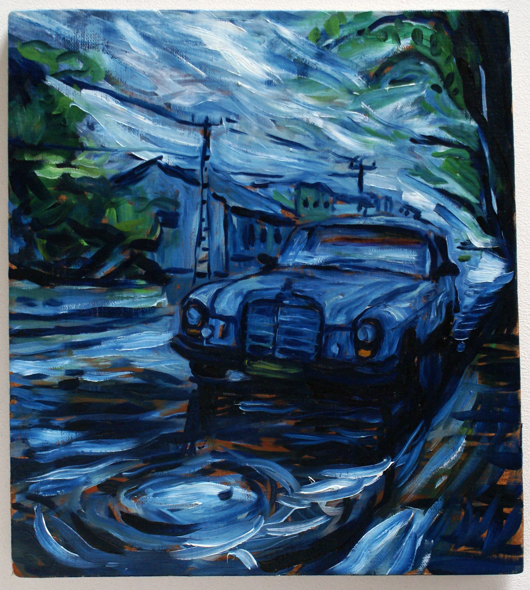 Mercedes, 2011, oil on canvas, 35 x 39 cm