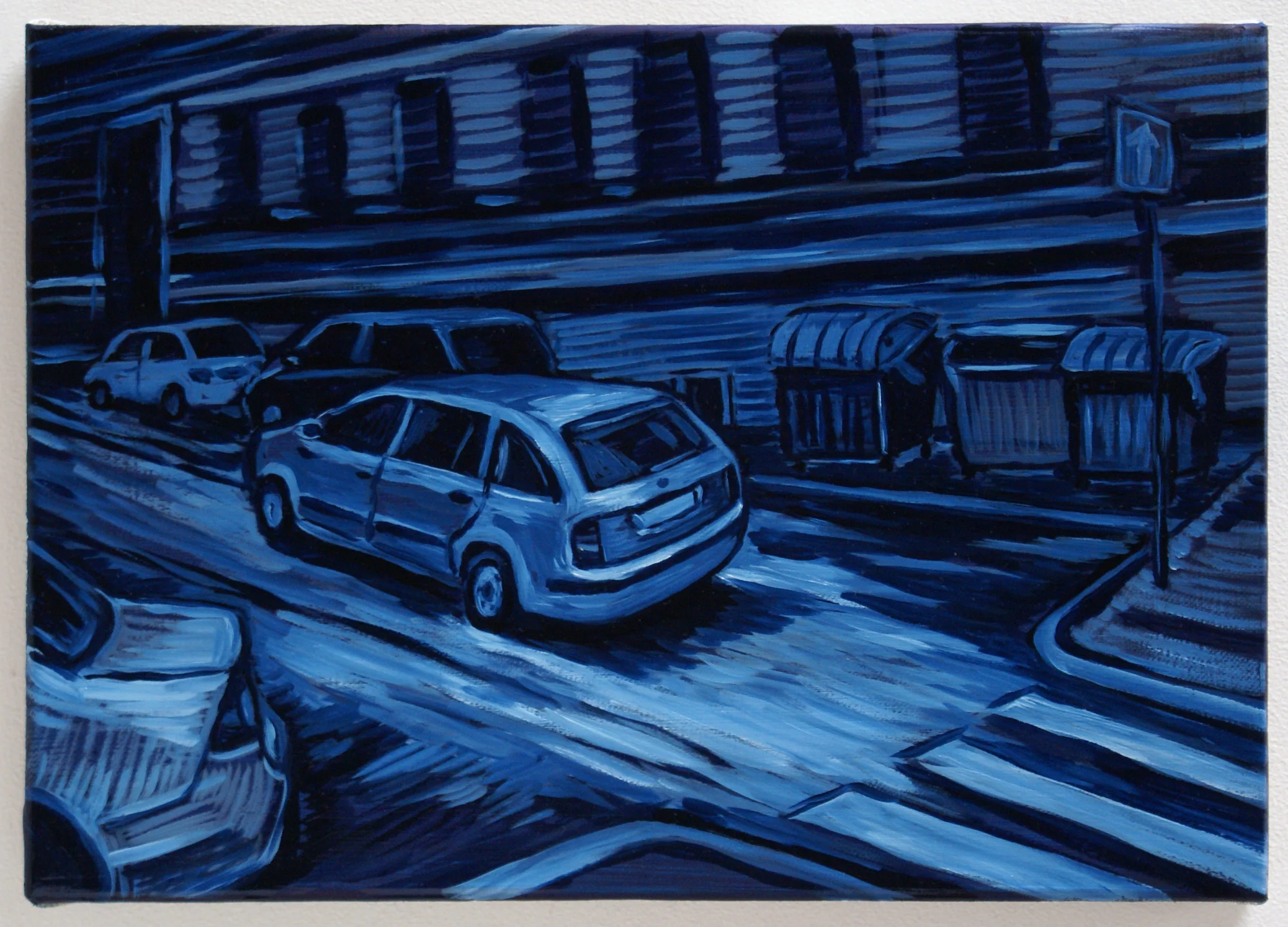 Švandova, 2014, oil on canvas, 23 x 34 cm