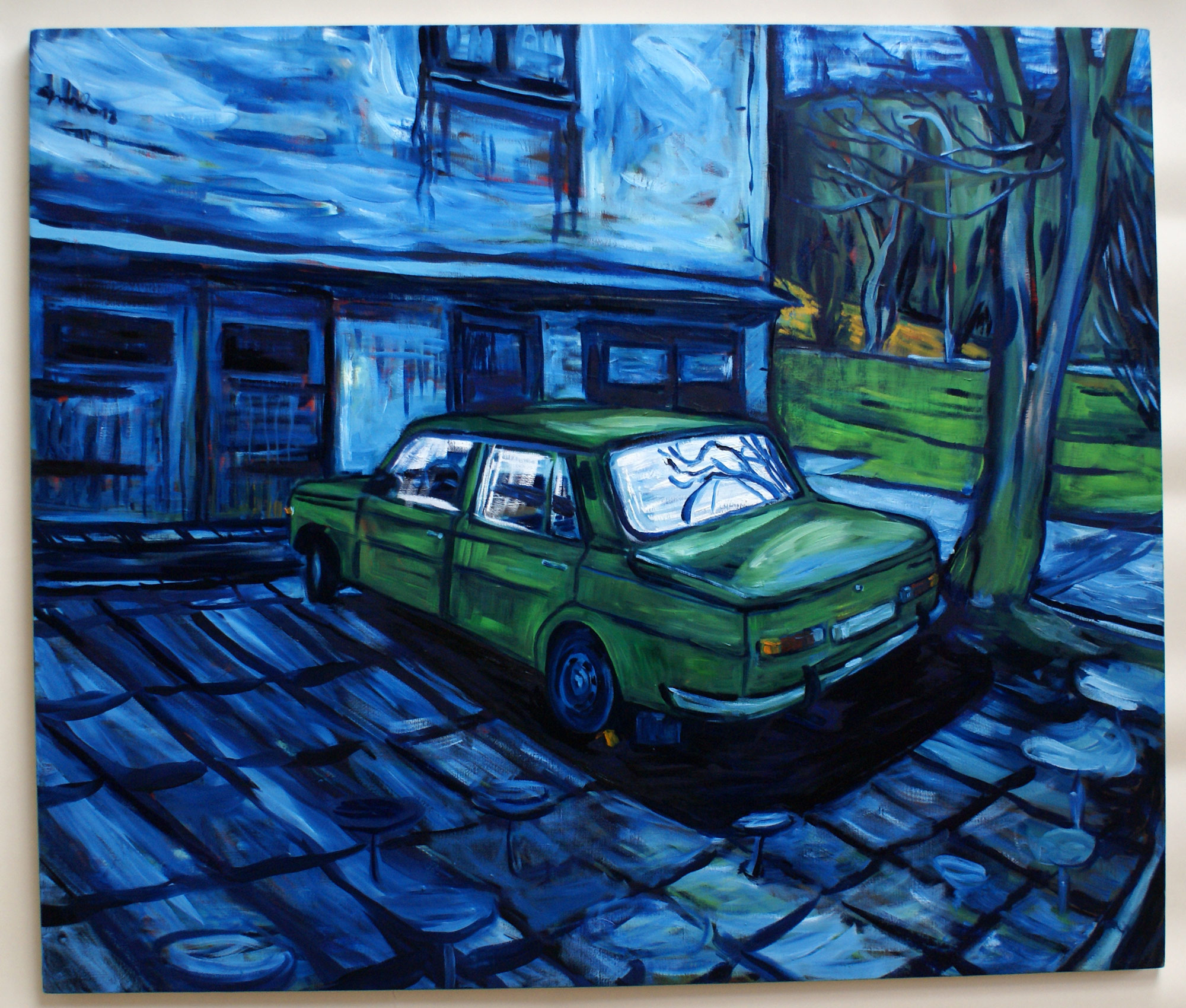 Warburg, 2013, oil on canvas, 110 x 130 cm