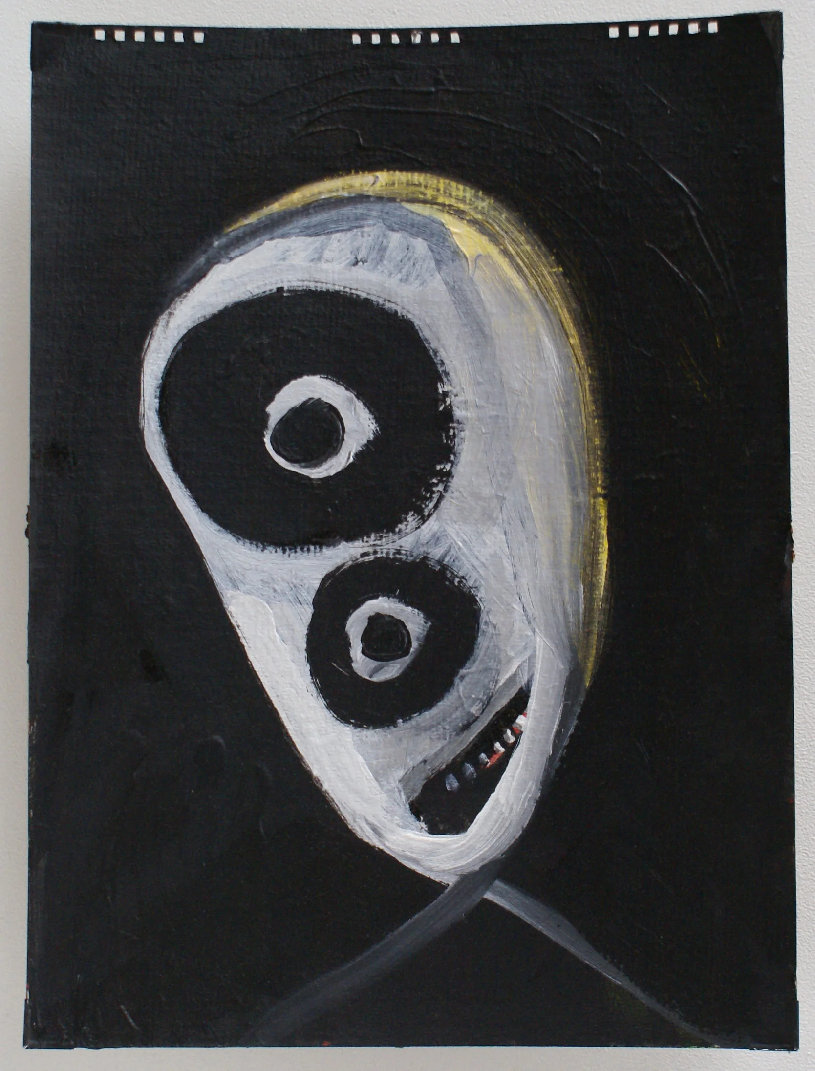 Head of Women, 2014, acrylic on paper, 43 x 32 cm