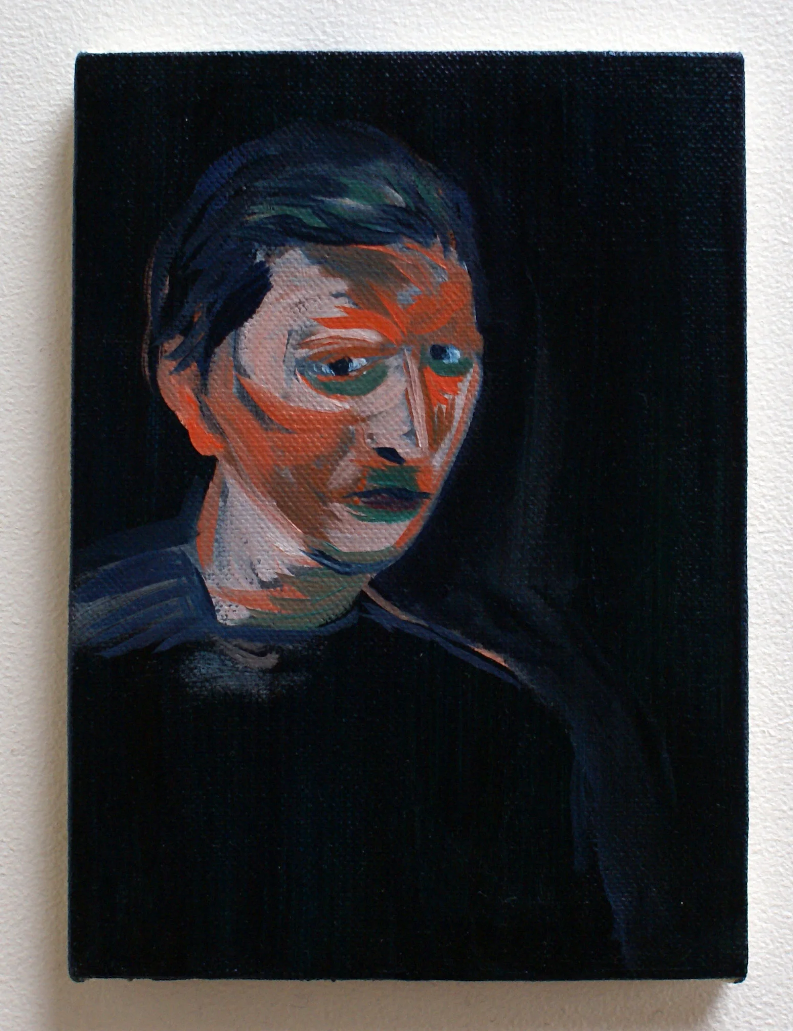 Self Portrait, 2014, oil on canvas, 18.5 x 13.5 cm