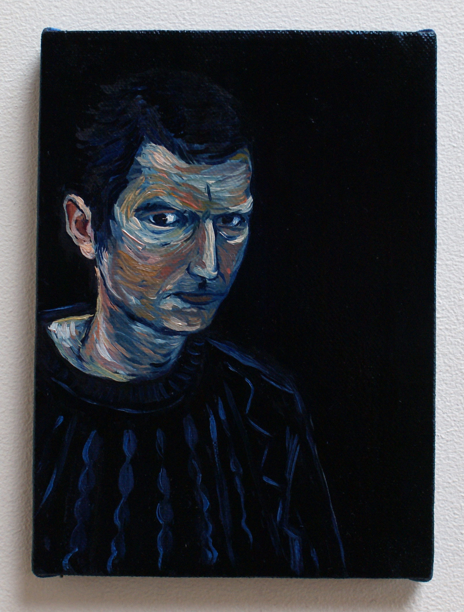 Self Portrait, 2014, oil on canvas, 18.5 x 13.5 cm