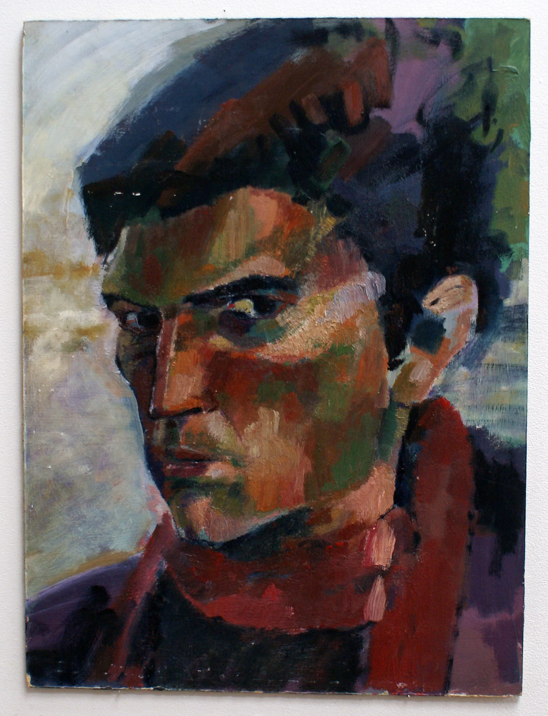 Self Portrait, 1997, oil on fiberboard, 54 x 40 cm