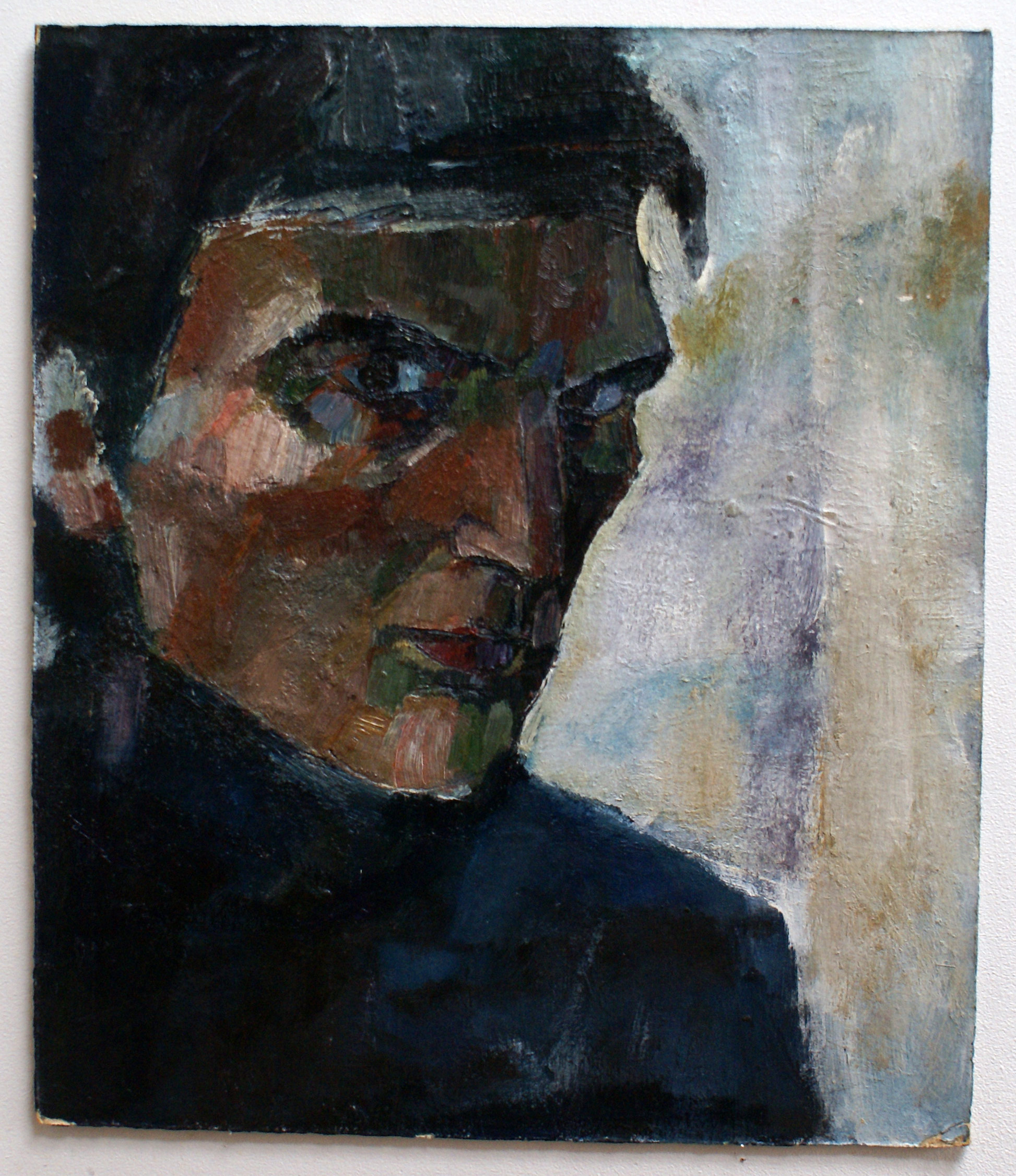 Self Portrait, 1997, oil on fiberboard, 50 x 43 cm