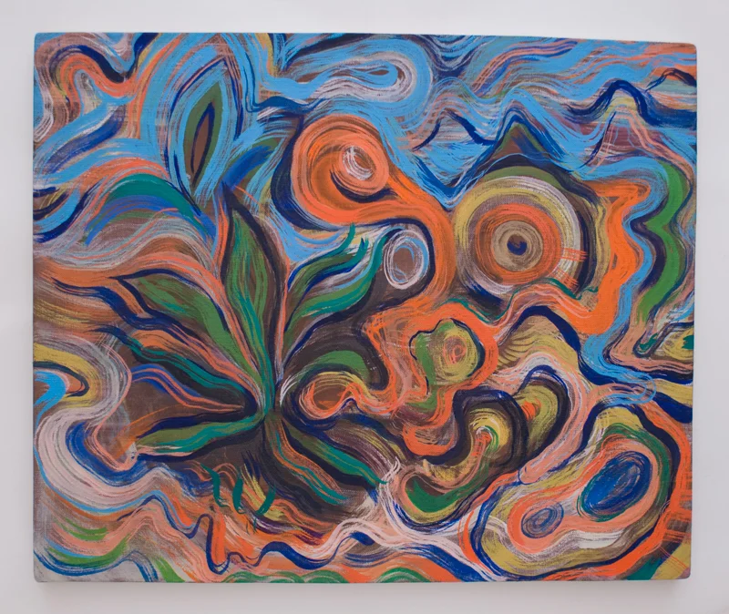 Meeting in the Desert, 2006, oil on canvas, 55 x 46 cm