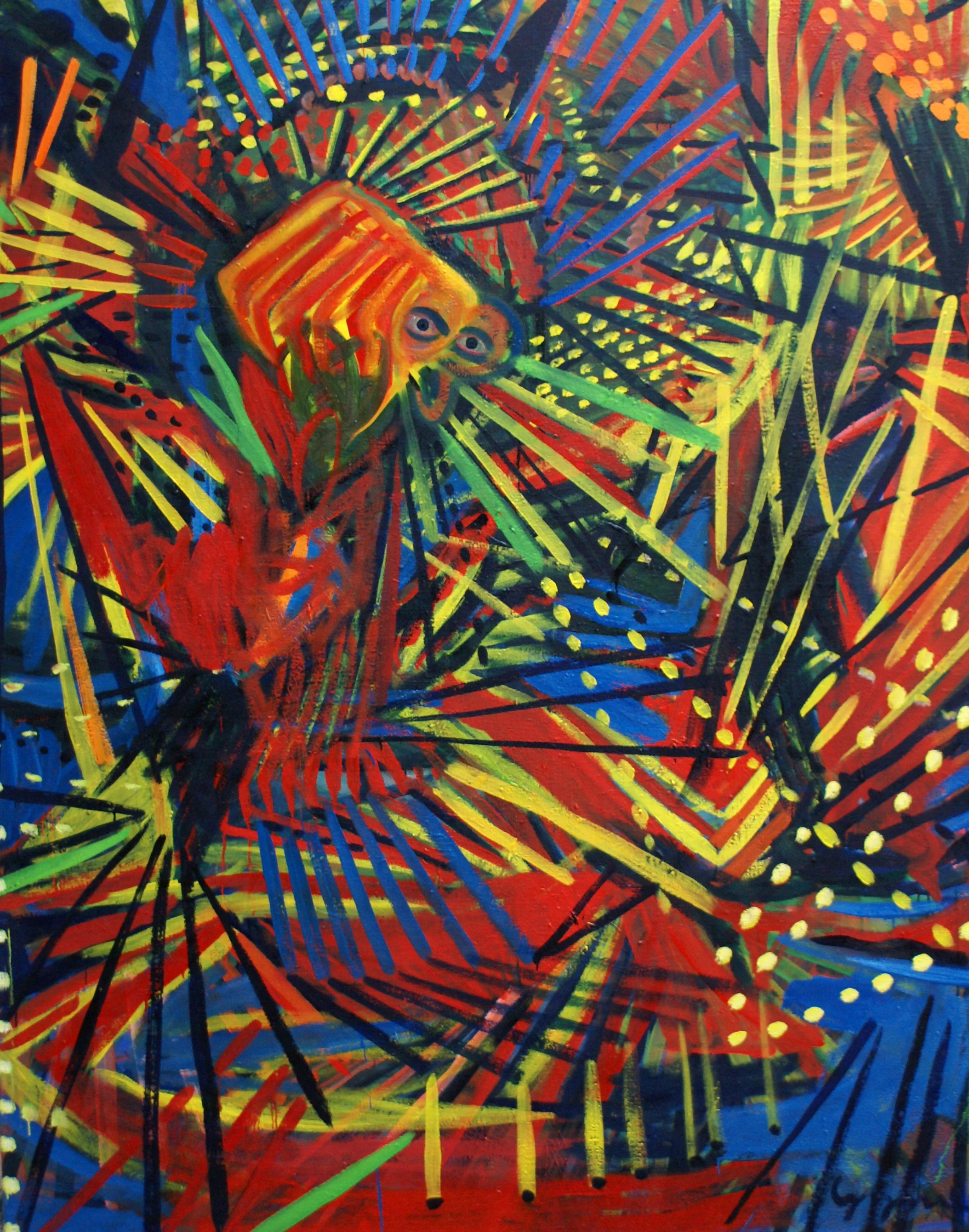 Seeing, 2011, oil on canvas, 200 x 160 cm
