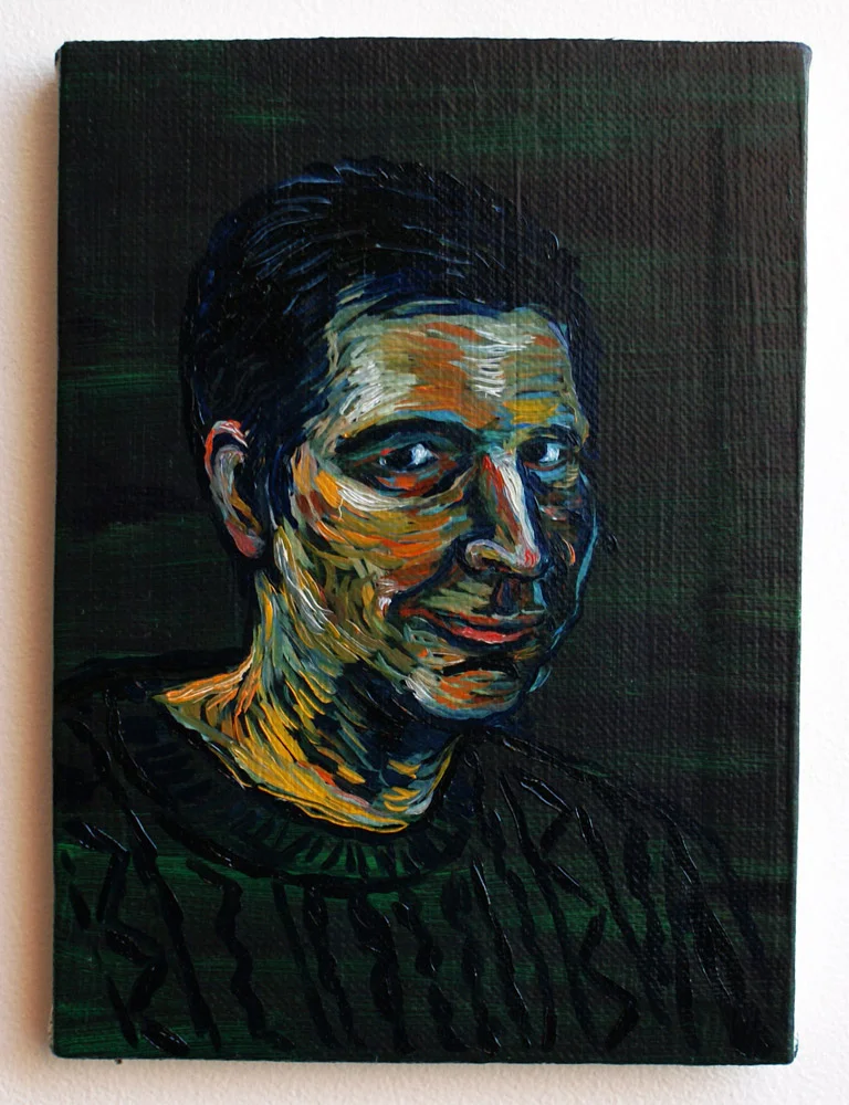 Self Portrait, 2015, oil on canvas, 18.5 x 13.5 cm