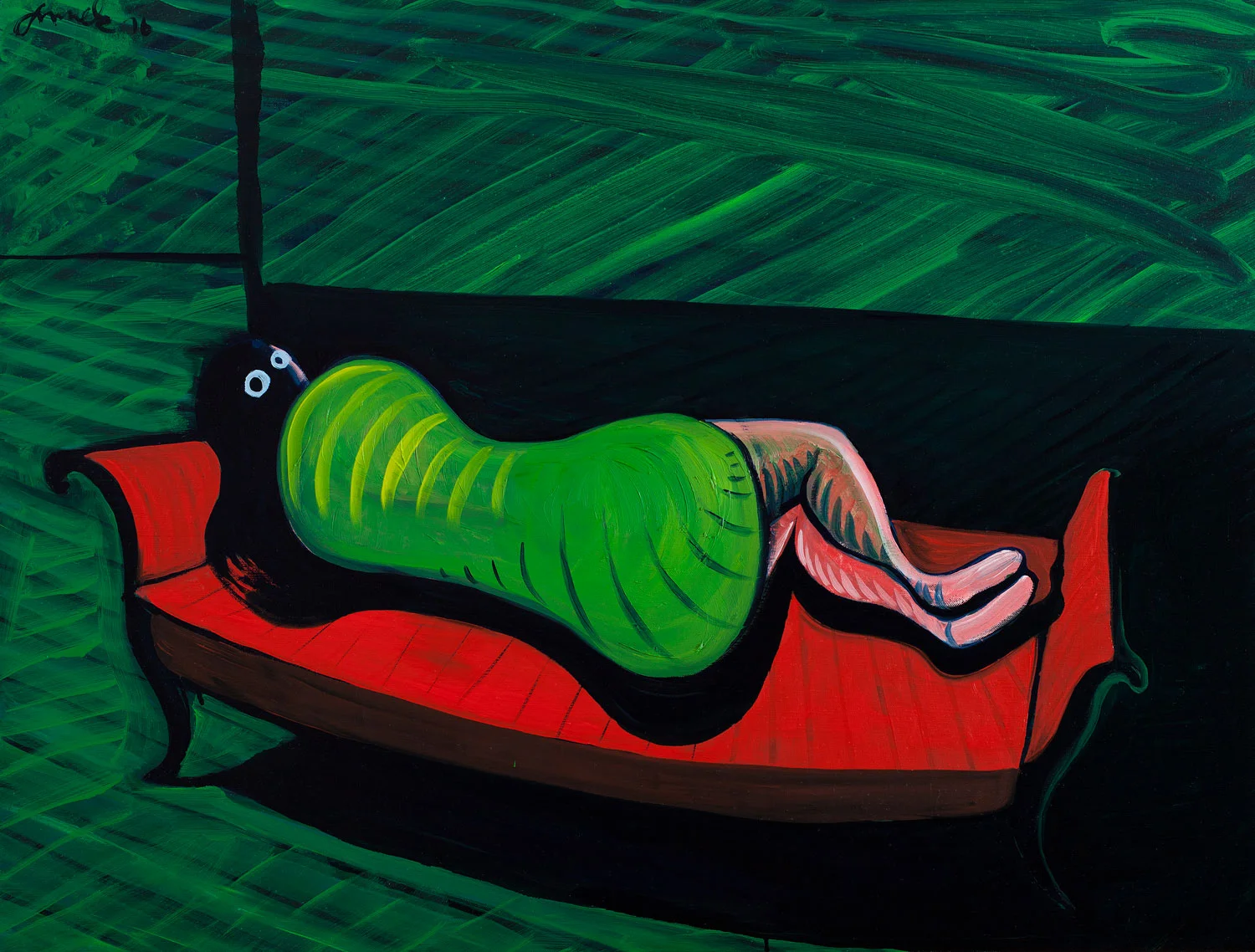 In the night, 2015, oil on canvas, 65 x 50 cm