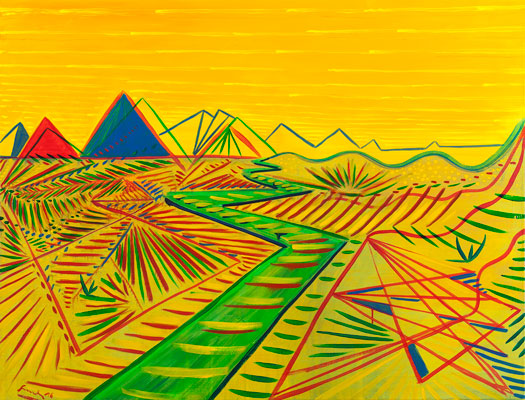 My way, 2016, oil on canvas, 125 x 95 cm