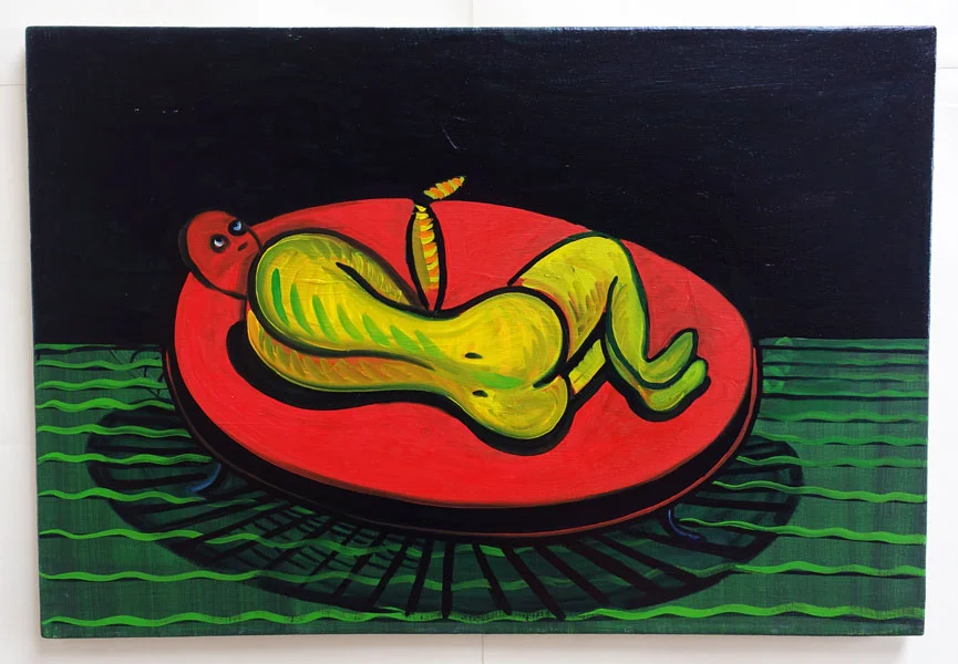 Yellow bone, 2016, oil on canvas, 83 x 57 cm