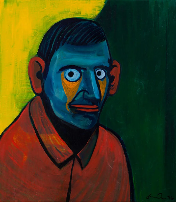 Self-portrait, 2016, oil on canvas, 65 x 50 cm