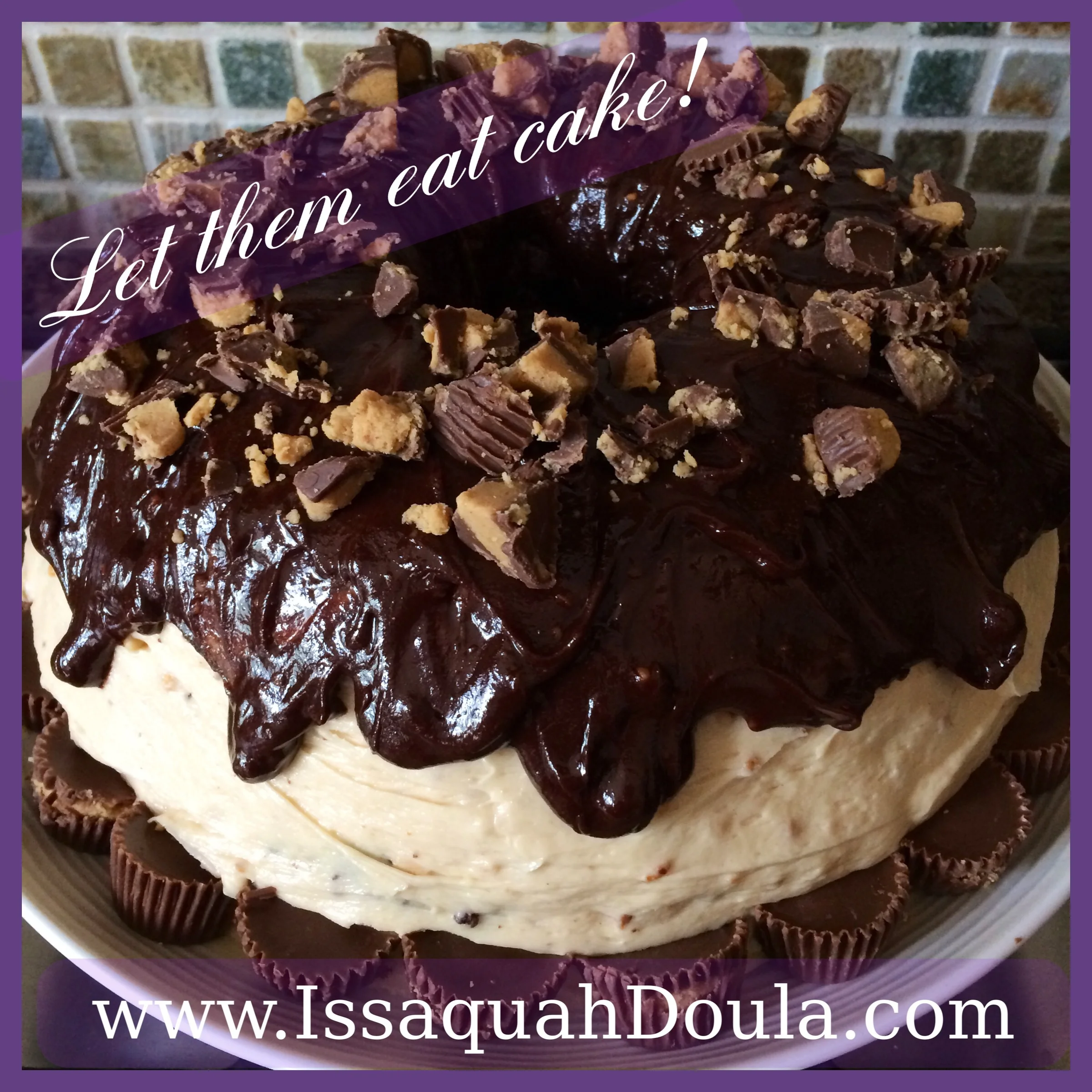 Issaquah Doula's PB & Chocolate Cake