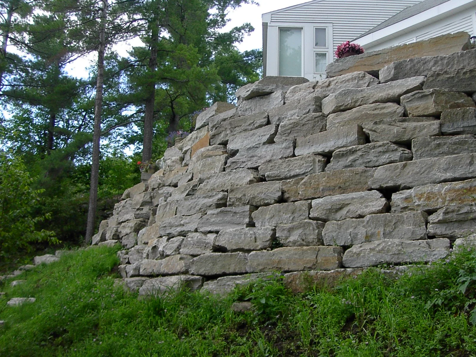  Tackaberry large armour stone wall 