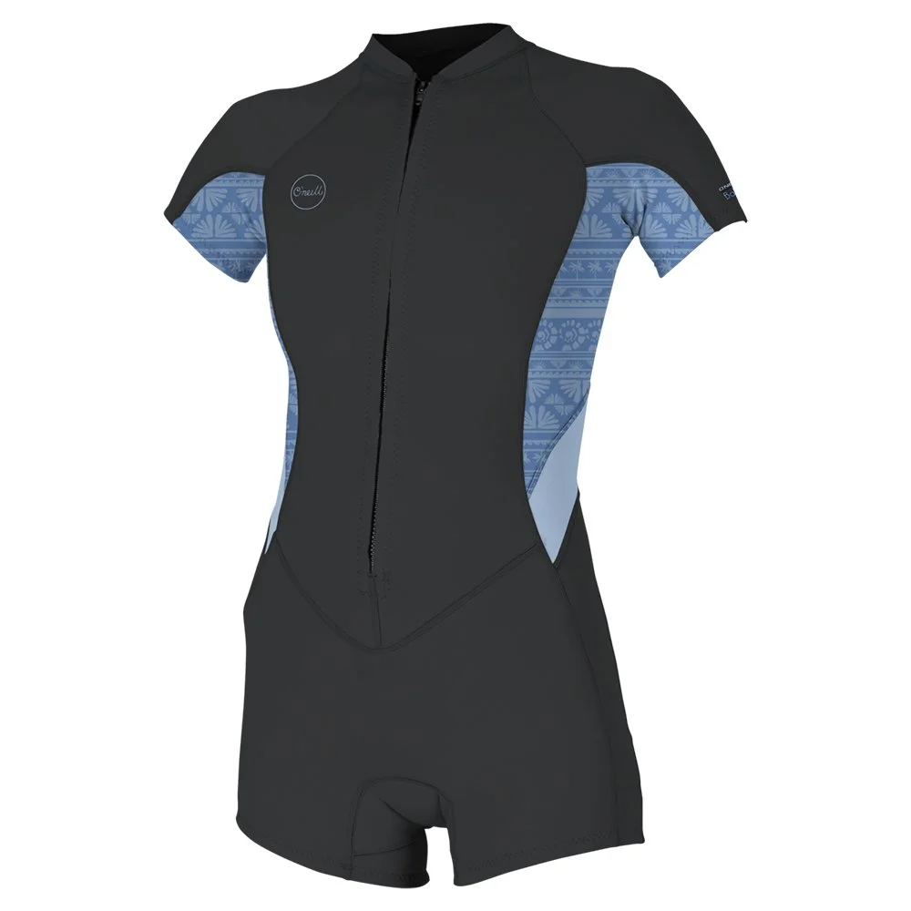 Women's O'Neill Bahia 2MM Front Zip S/S Spring Wetsuit