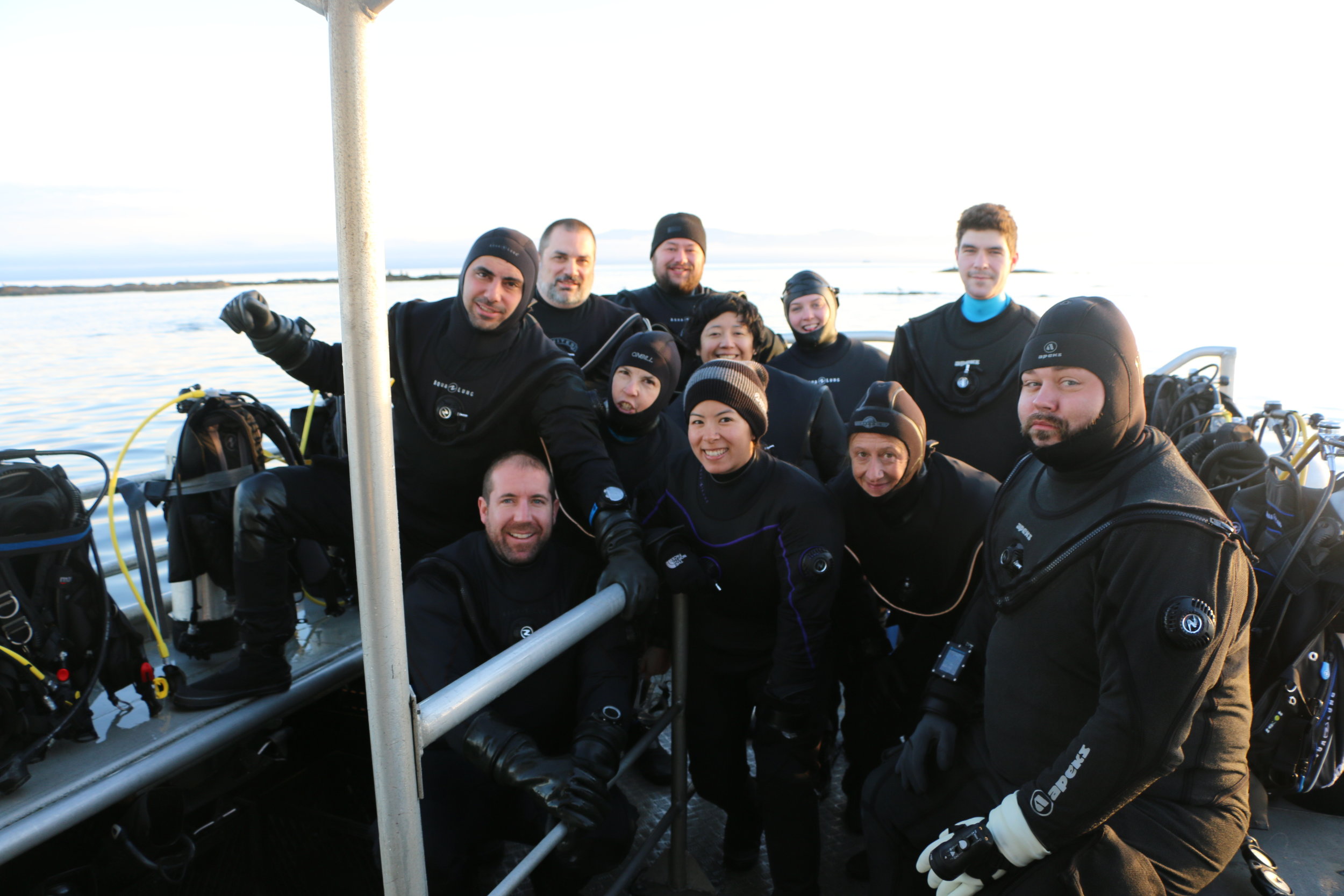 Post-Dive Group Photo