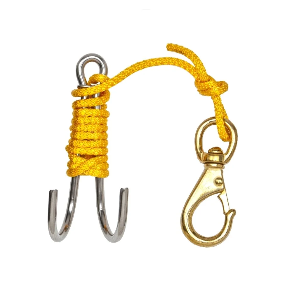 Innovative Scuba Concepts Double Reef Hook with Pouch