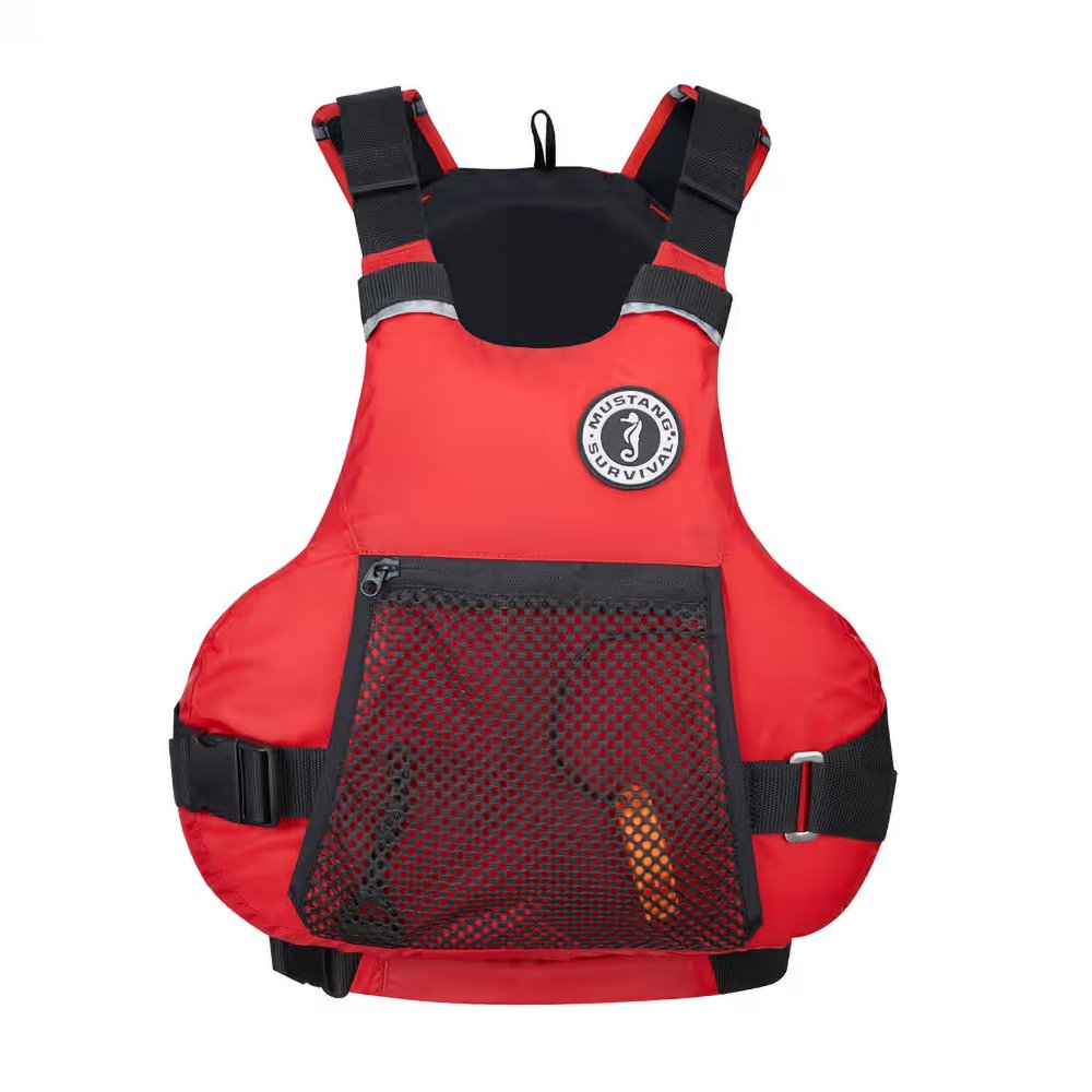 Mustang Vibe Foam Vest - Red - Front - Rowand's.jpg