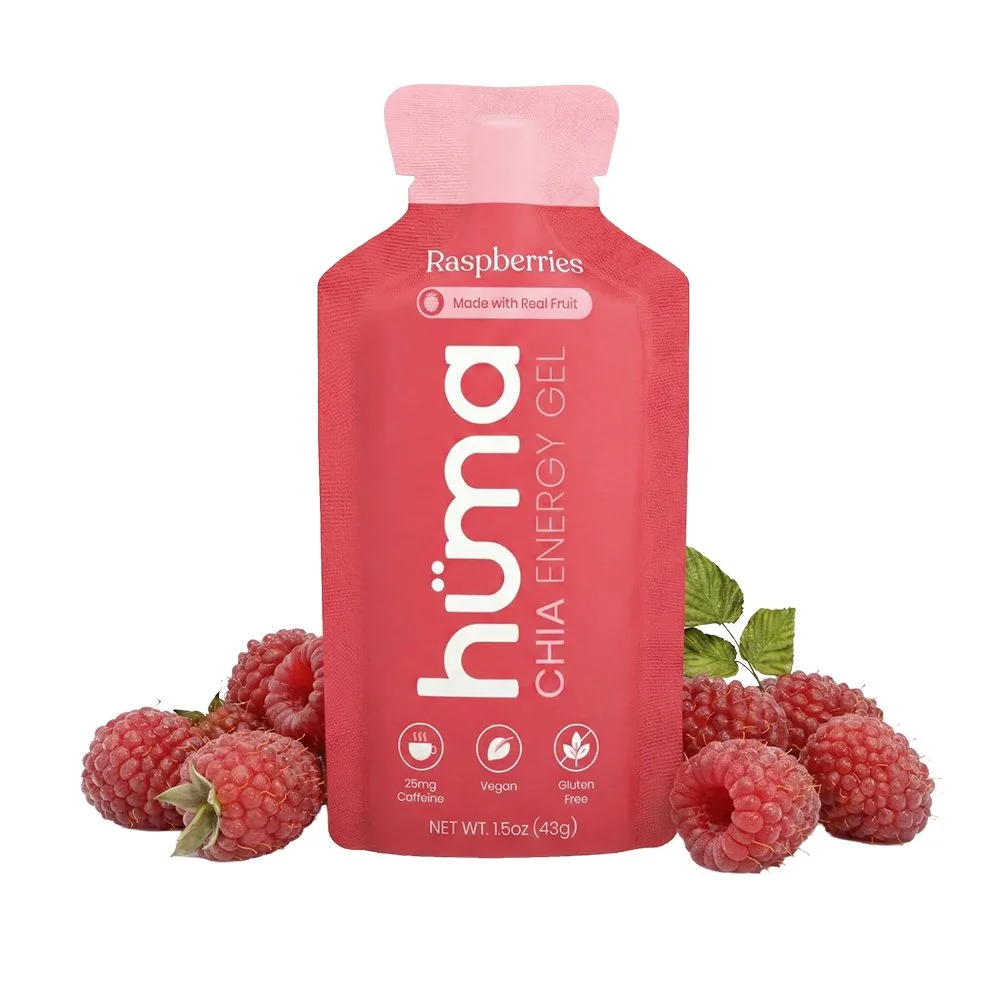 Huma Chai Energy Gel - Raspberry w/ Caffeine