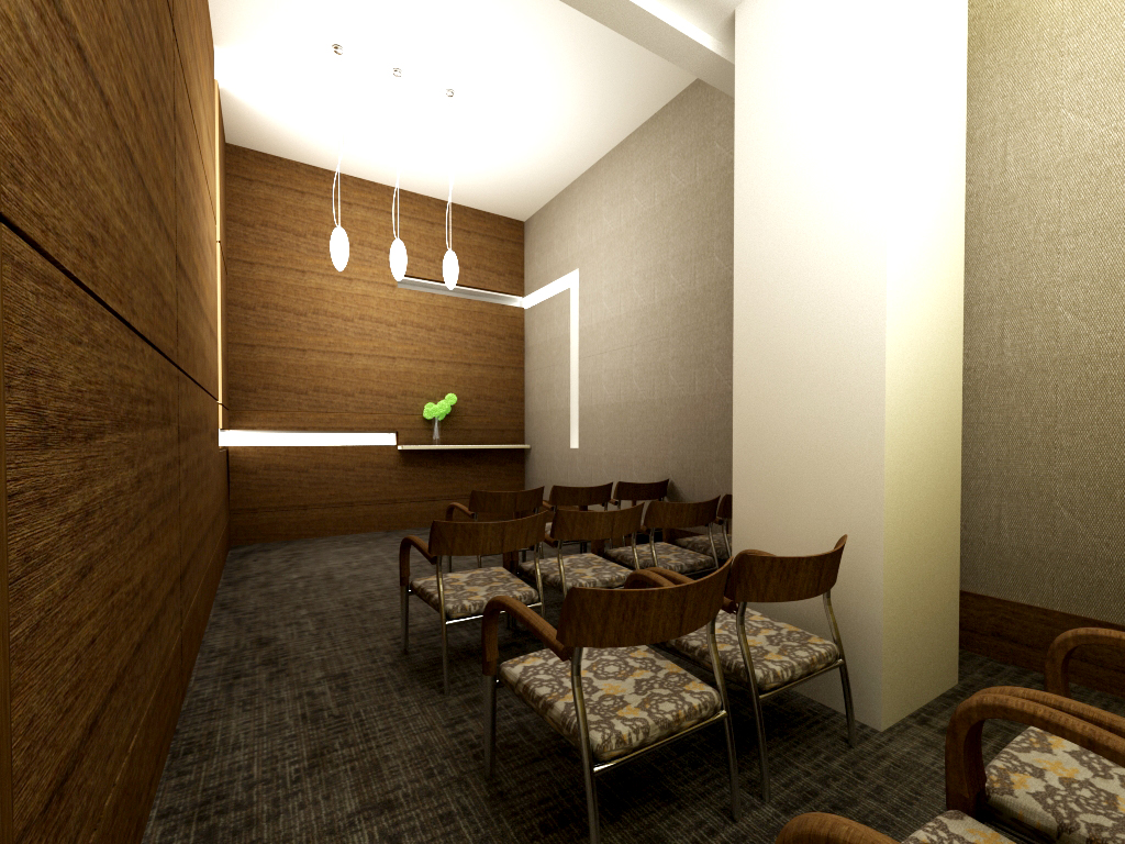 Meditation Room Rendering