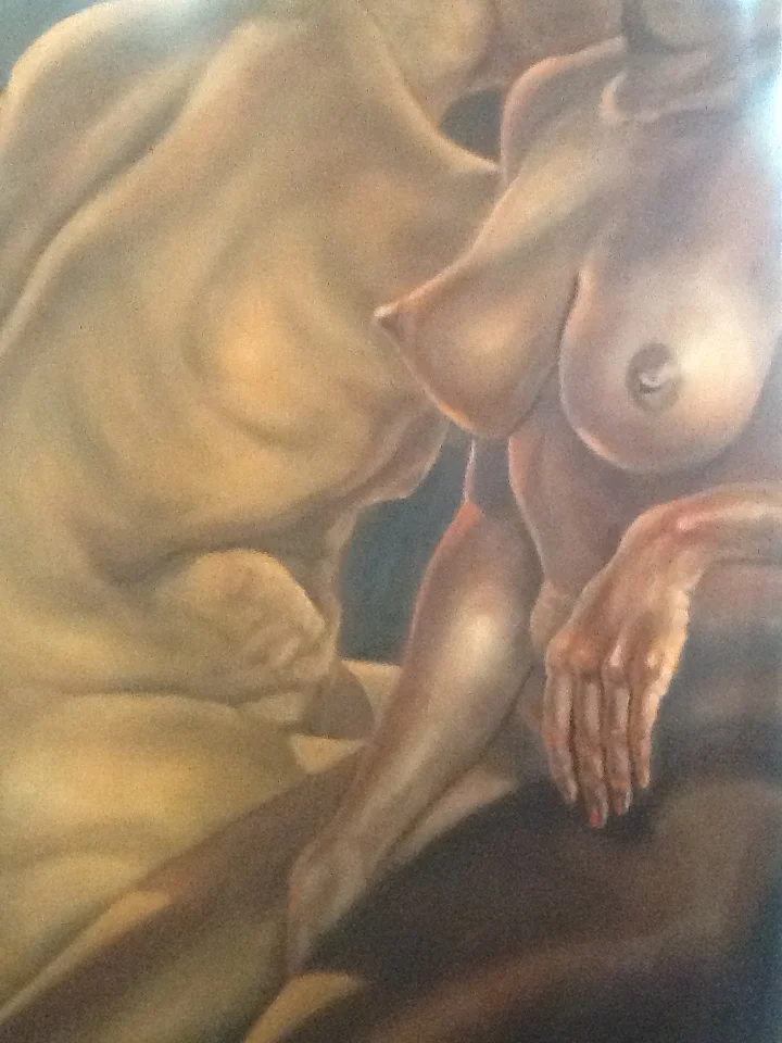 Glendale Painting Session with fellow model Jonathan Footman