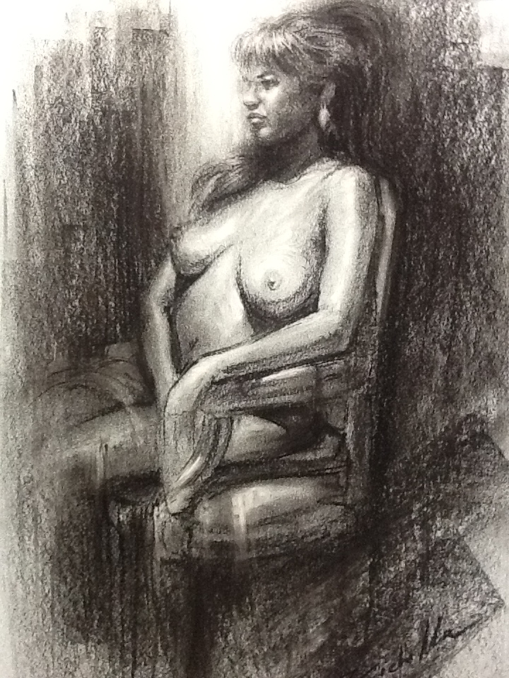 Charcoal 3 hour Sketch