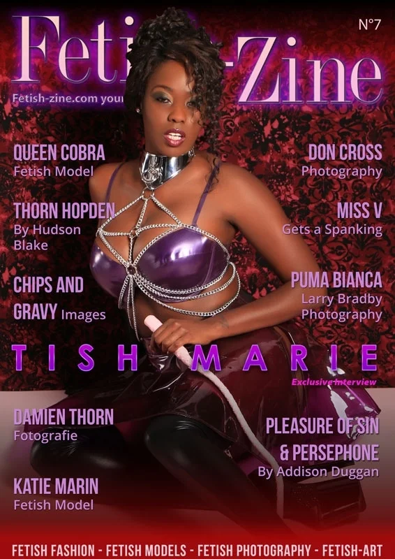 Fetish Zine Digital Magazine. Issue #7 Cover Based in the United Kingdom. www.fetish-zine.com