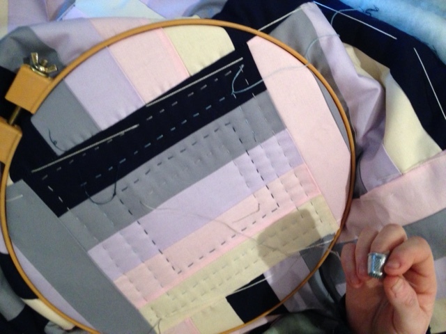 A born quilter right here ...