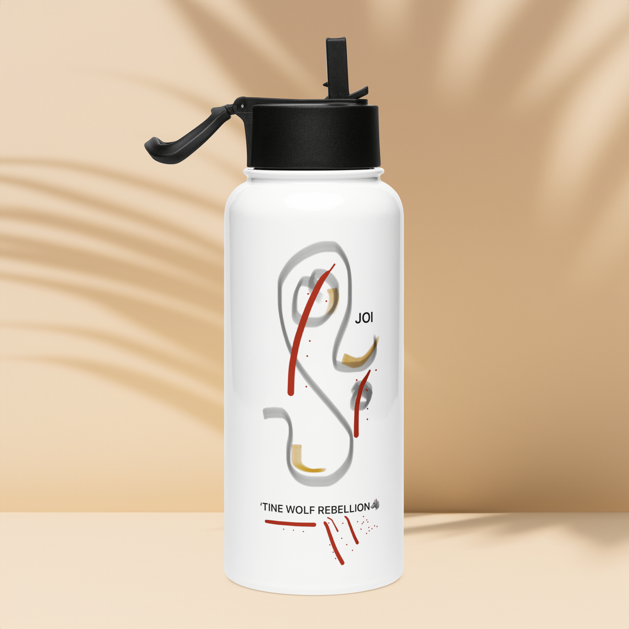 'TWR by JOI - 32 Oz Water Bottle w/ Straw Lid