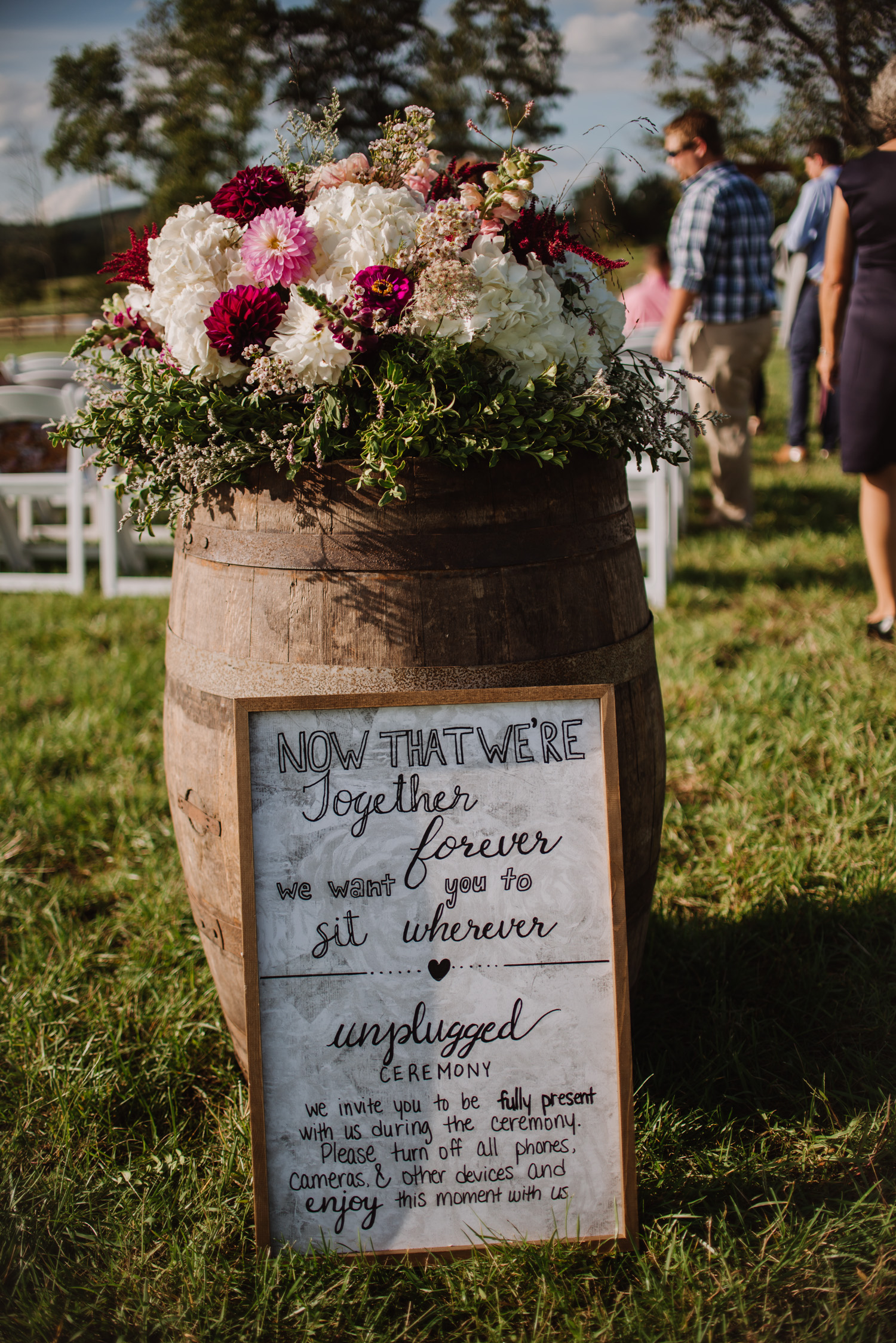 Classy, Southern, Country Wedding | ceremony at Atkinson Farms in Danville, Virginia | Greensboro Winston-Salem, NC Wedding Photographer