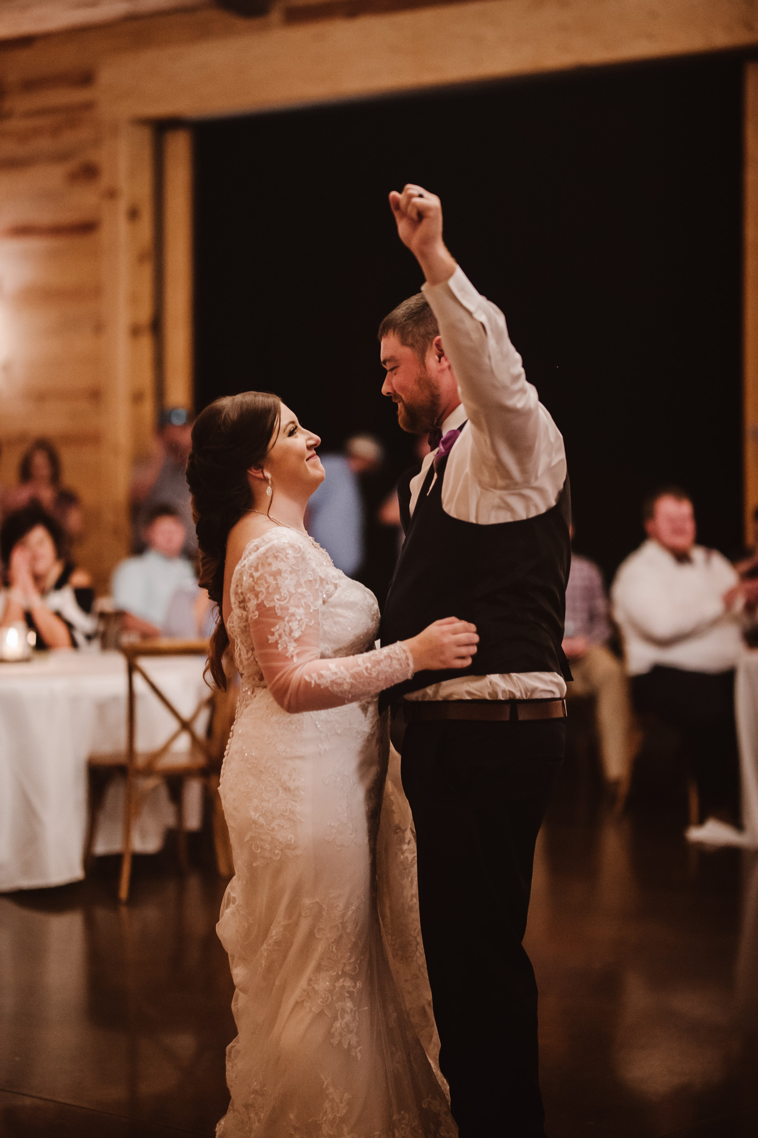 Classy, Southern, Country Wedding | Reception at Atkinson Farms in Danville, Virginia | Greensboro Winston-Salem, NC Wedding Photographer