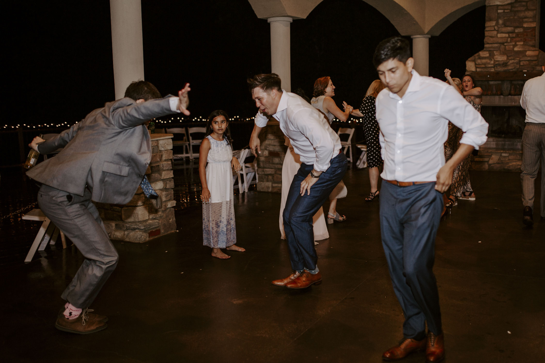 Rainy Bella Collina Wedding - Reception dancing | Kayli LaFon Photography, Greensboro Winston-Salem NC Wedding Photographer