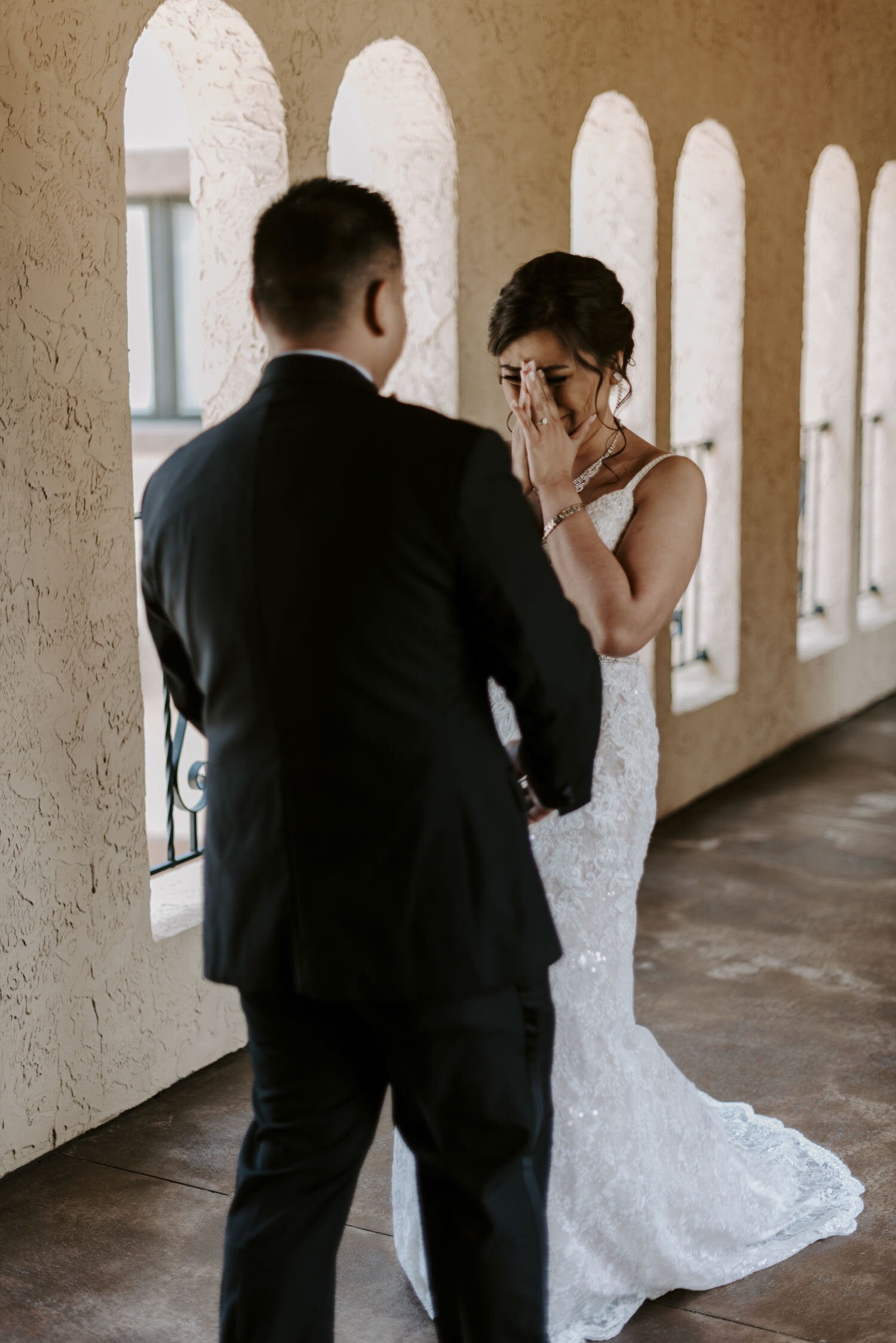 Greensboro Winston-Salem, NC Wedding Photography at Belews Lake | Bella Collina Mansion First Look | Kayli LaFon Wedding Photographer