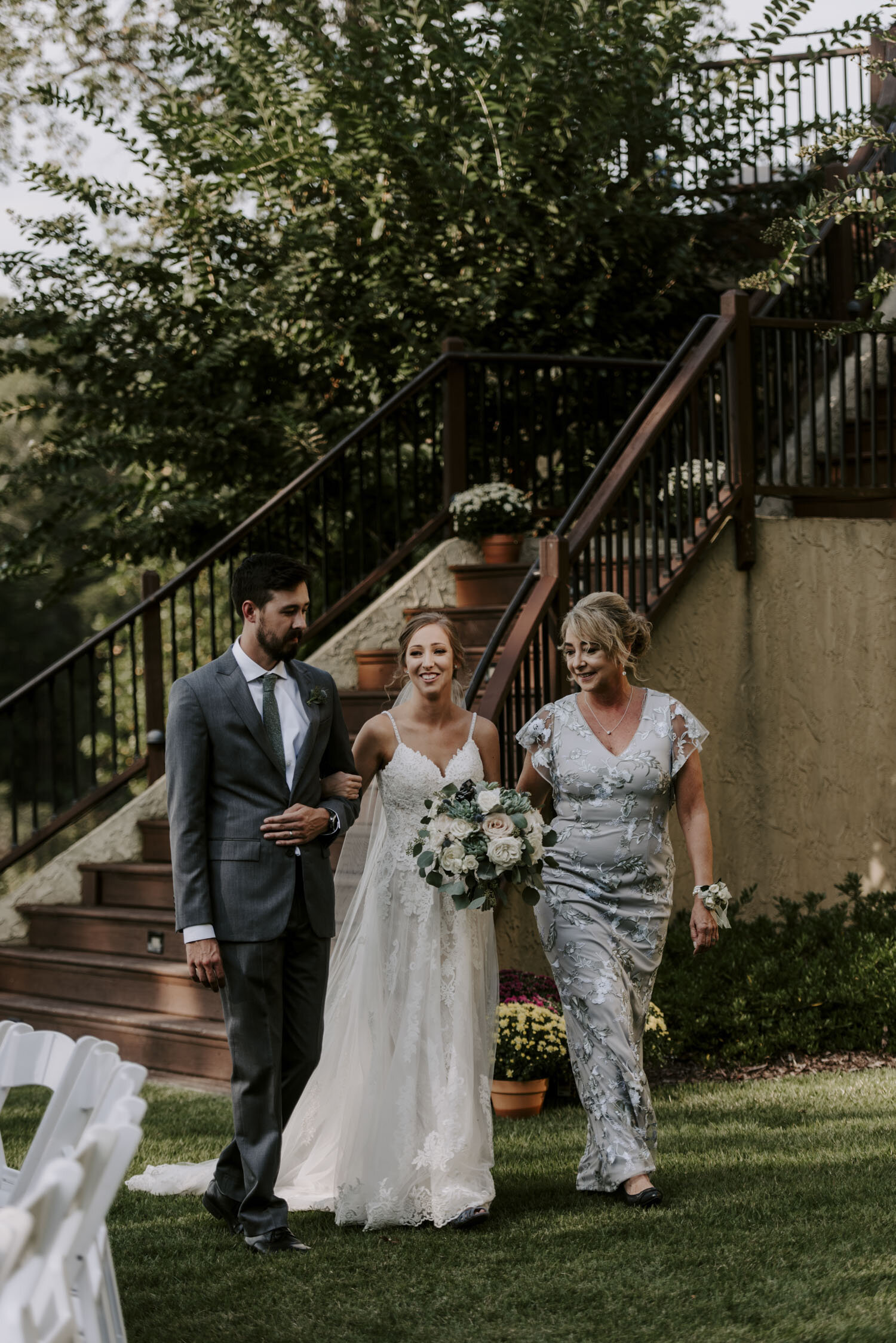 Romantic Wedding Ceremony at Bella Collina | By Greensboro, NC Wedding Photographer: Kayli LaFon Photography