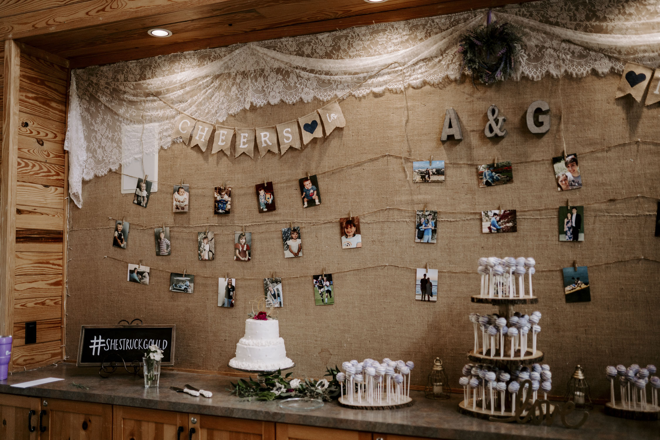 Chapel Hill Wedding Reception dessert table | Kayli LaFon Photography, North Carolina Intimate Wedding Photographer
