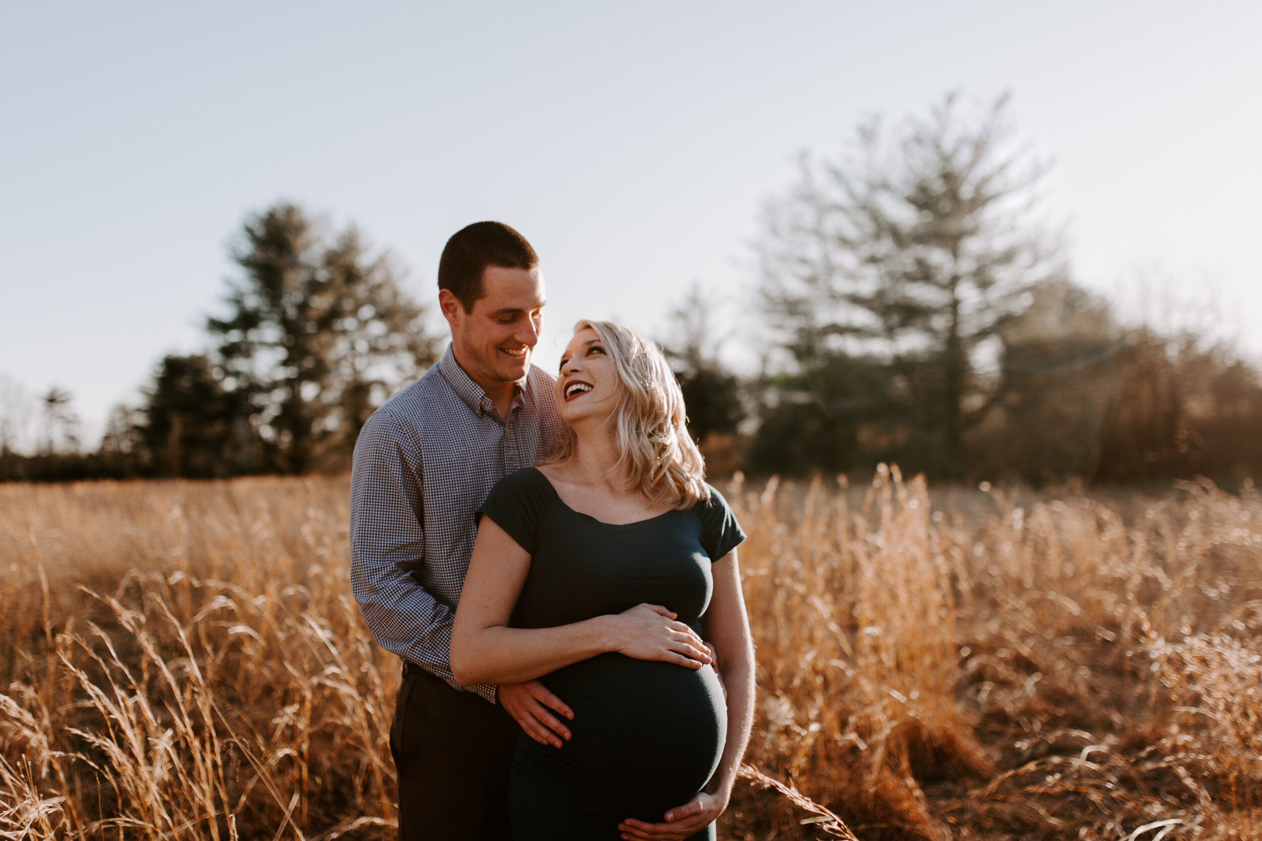 Winter Maternity Session by Kayli LaFon Photography | Kernersville, Greensboro, Winston-Salem NC Couples Photographer