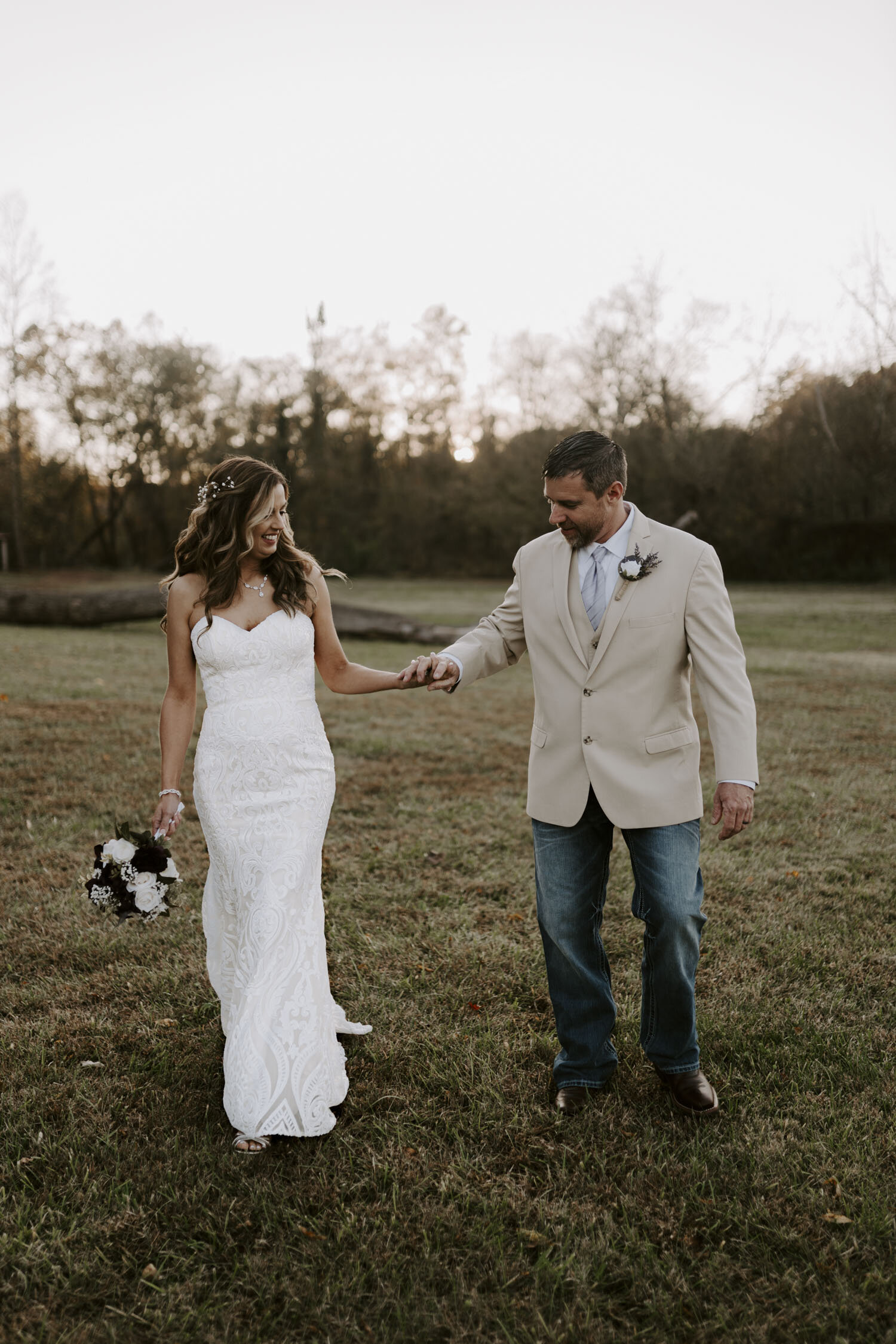 Fall Bride and Groom Portraits by Kayli LaFon Photography | Greensboro Winston-Salem, NC Wedding & Elopement Photographer