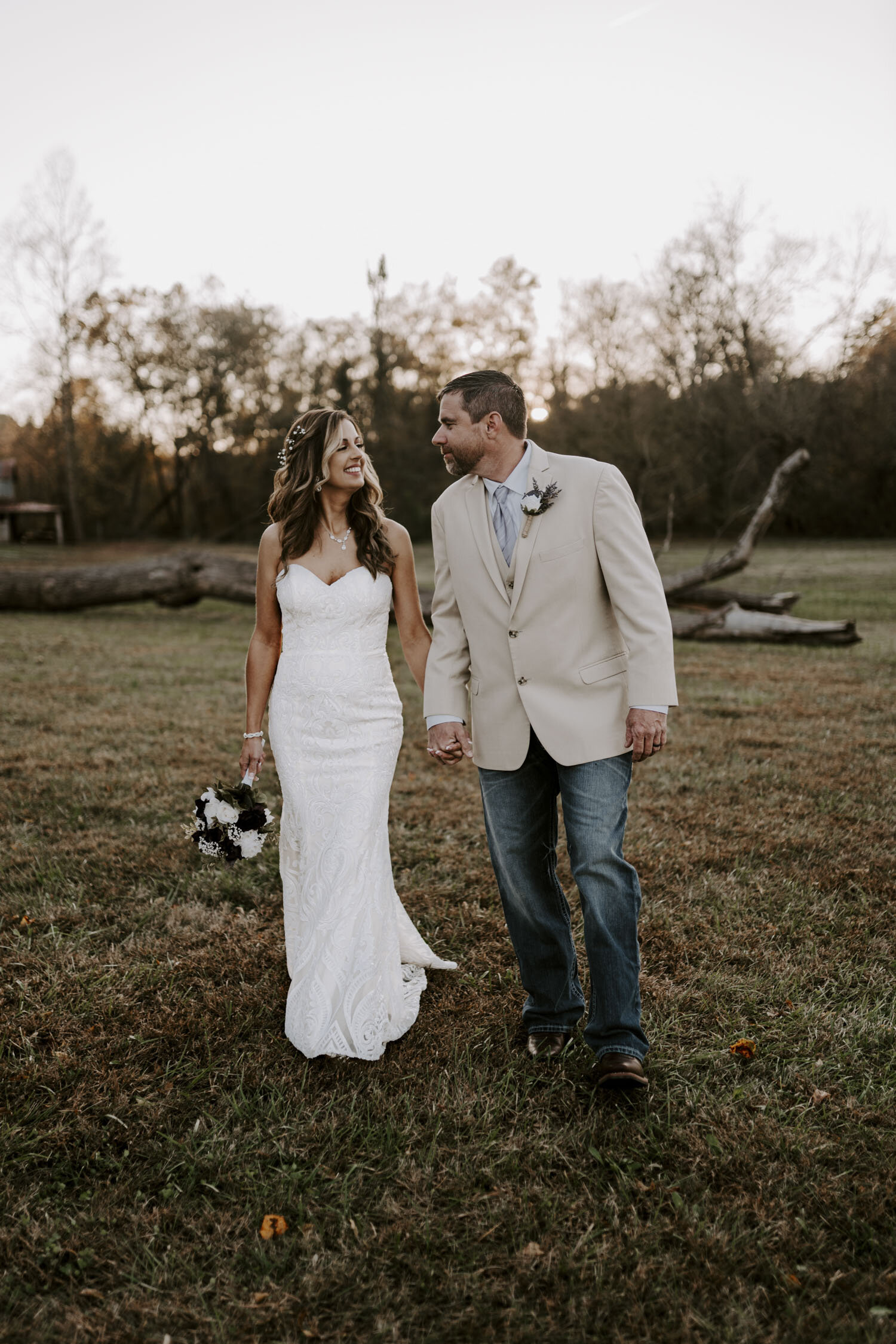 Fall Bride and Groom Portraits by Kayli LaFon Photography | Greensboro Winston-Salem, NC Wedding & Elopement Photographer