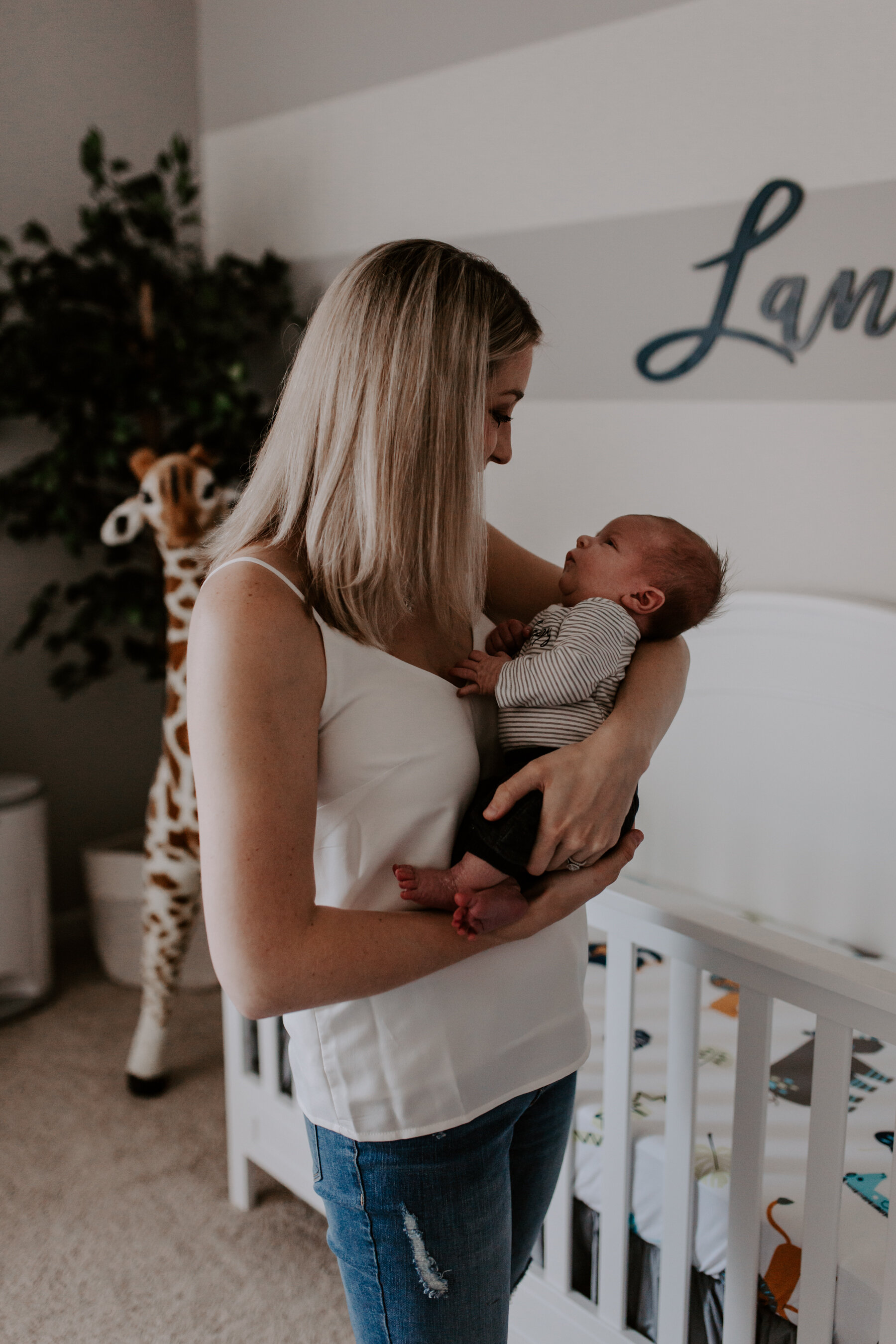 In-Home Newborn Lifestyle Session | Triad, NC Photographer