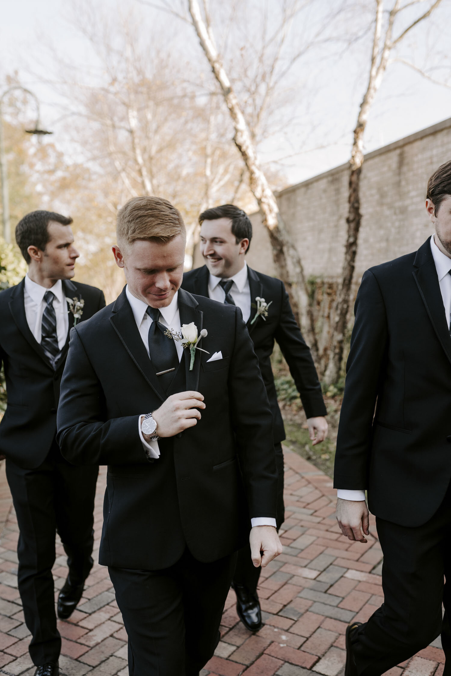 Classy and Elegant Wedding Party Portraits at Grandover Resort Wedding by Kayli LaFon Photography | Greensboro Winston-Salem, NC Wedding Photographer