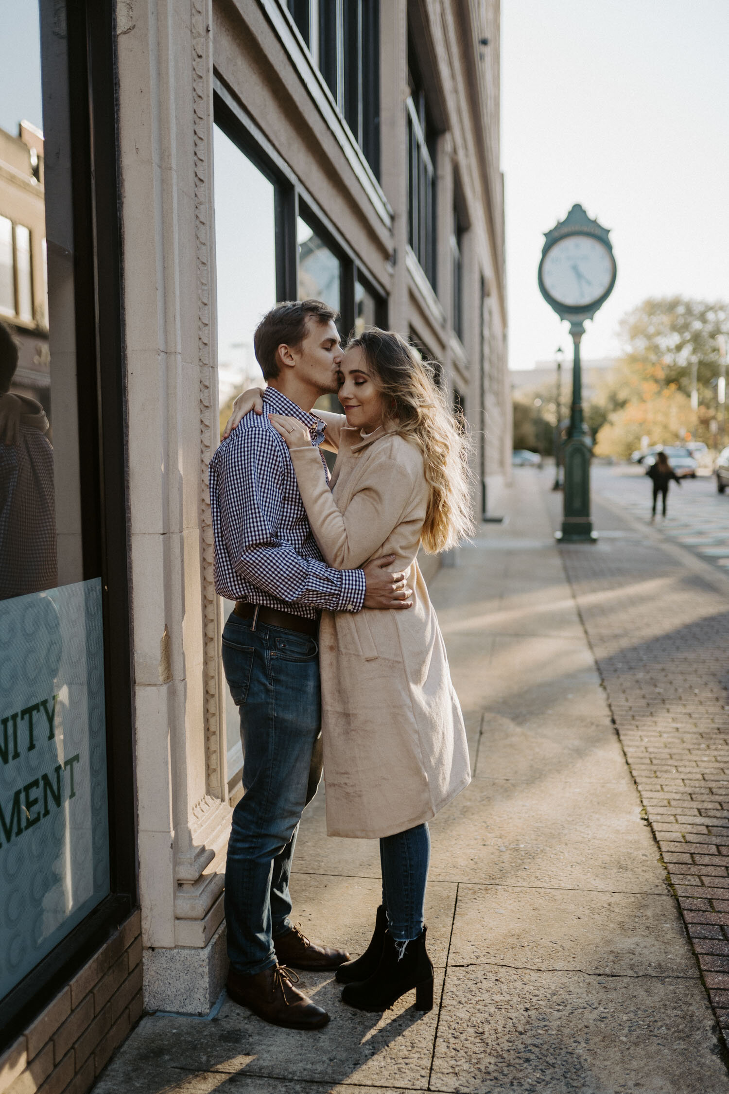 Downtown Greensboro, NC Engagement Session by Kayli LaFon Photography | North Carolina Wedding & Elopement Photographer