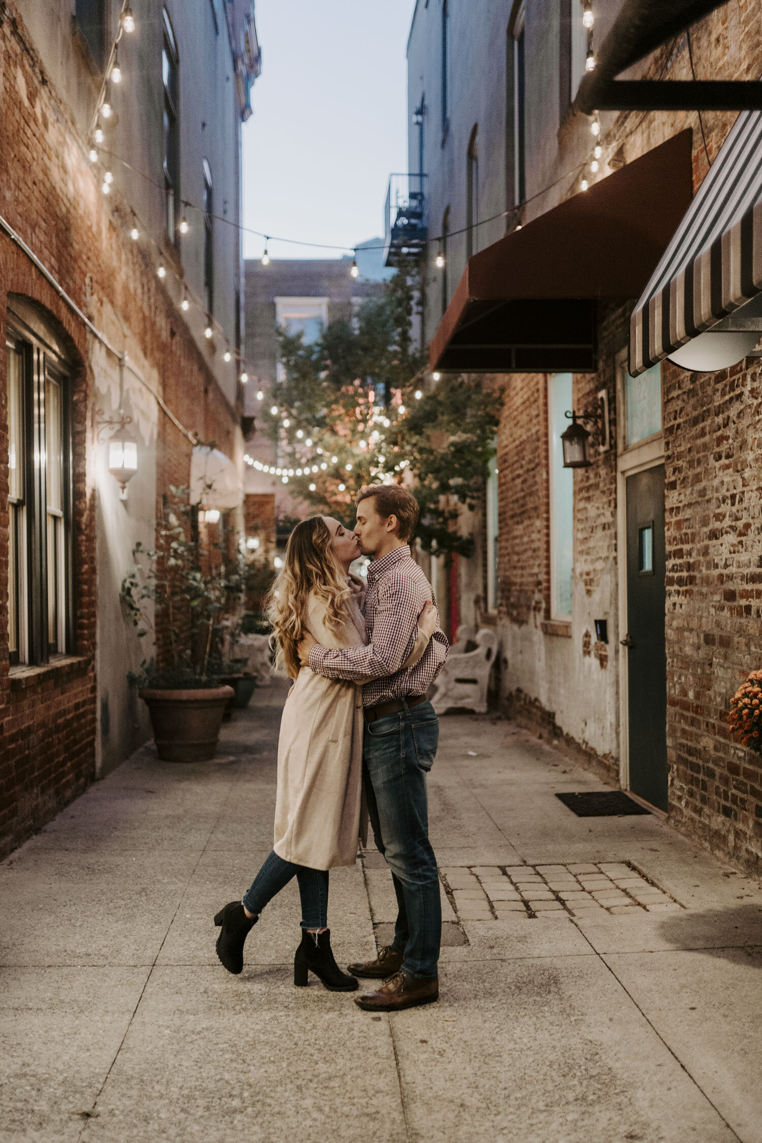 Downtown Greensboro, NC Engagement Session by Kayli LaFon Photography | North Carolina Wedding & Elopement Photographer