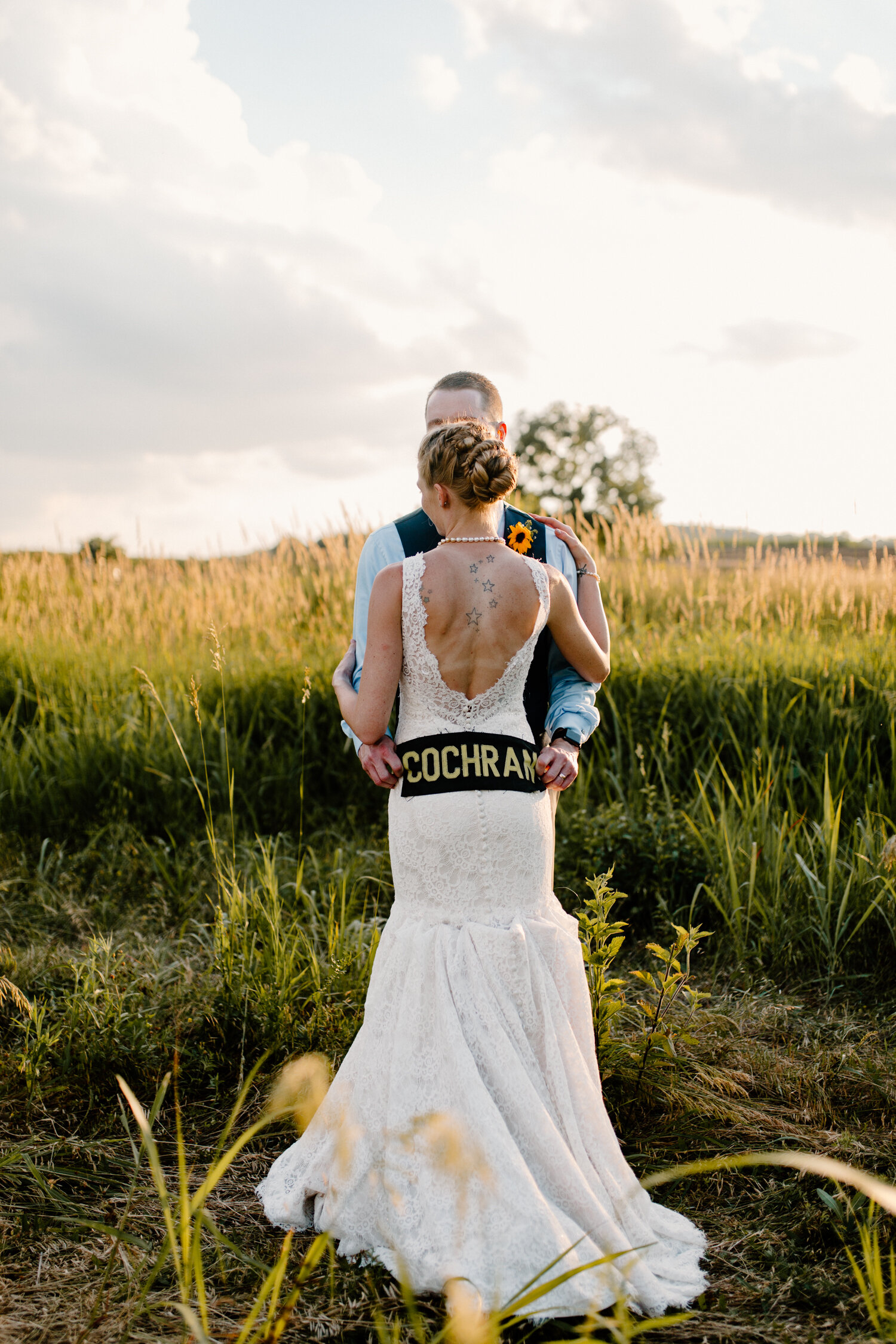 Leavenworth, Kansas Bride and Firefighter Groom Newlywed Portraits by Kayli LaFon Photography | Intimate Travel Wedding & Elopement Photographer