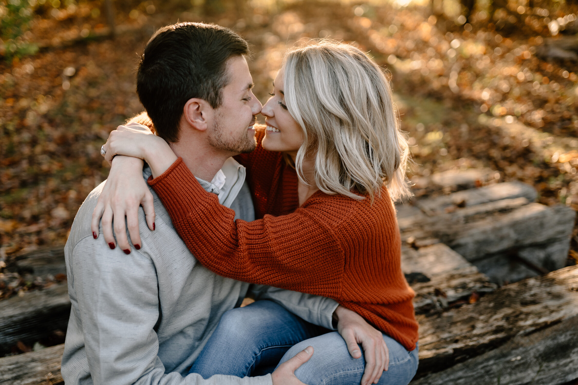 Lake Brandt engagement session in Greensboro NC