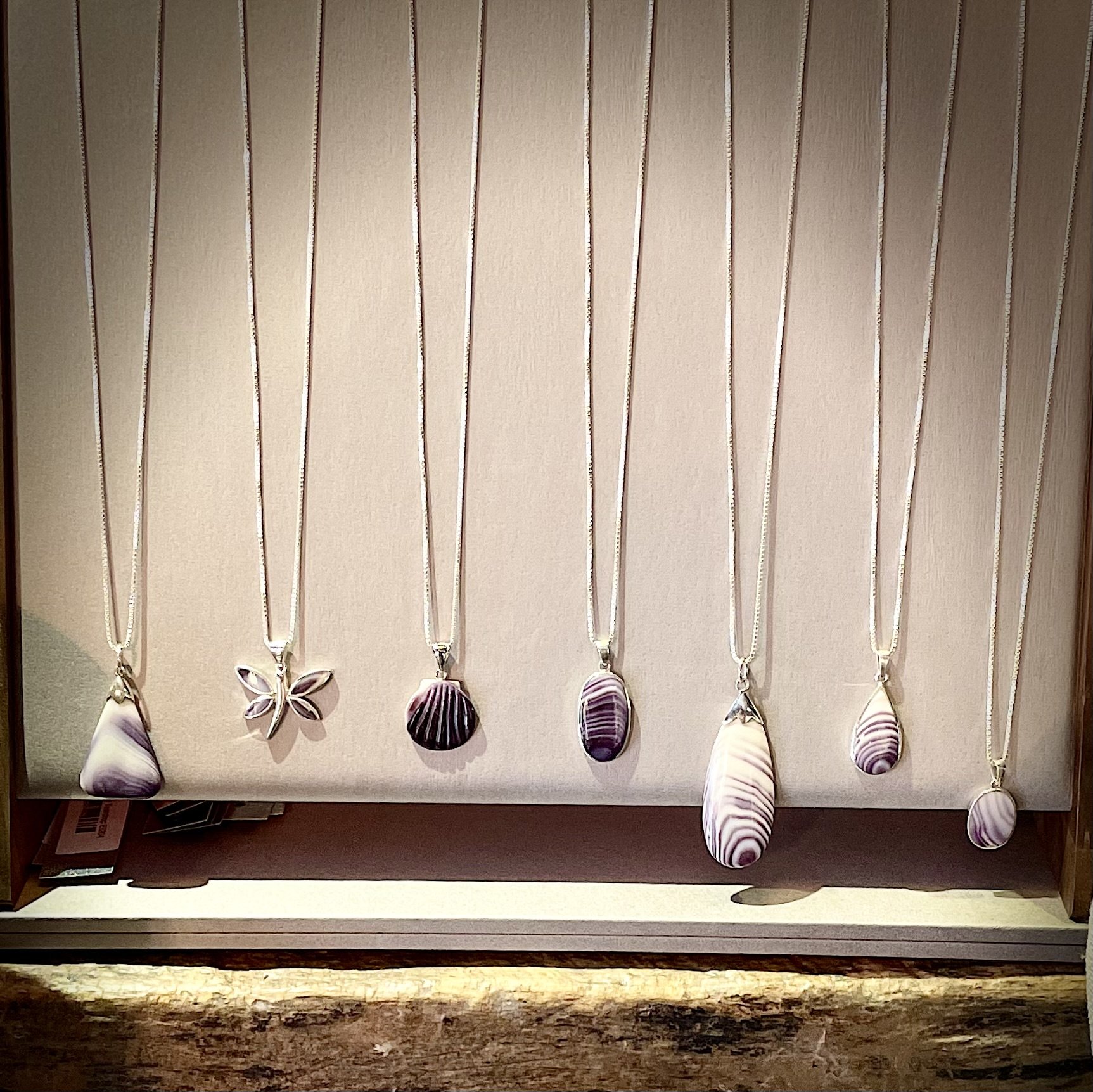 Wampum Sterling Silver Necklaces